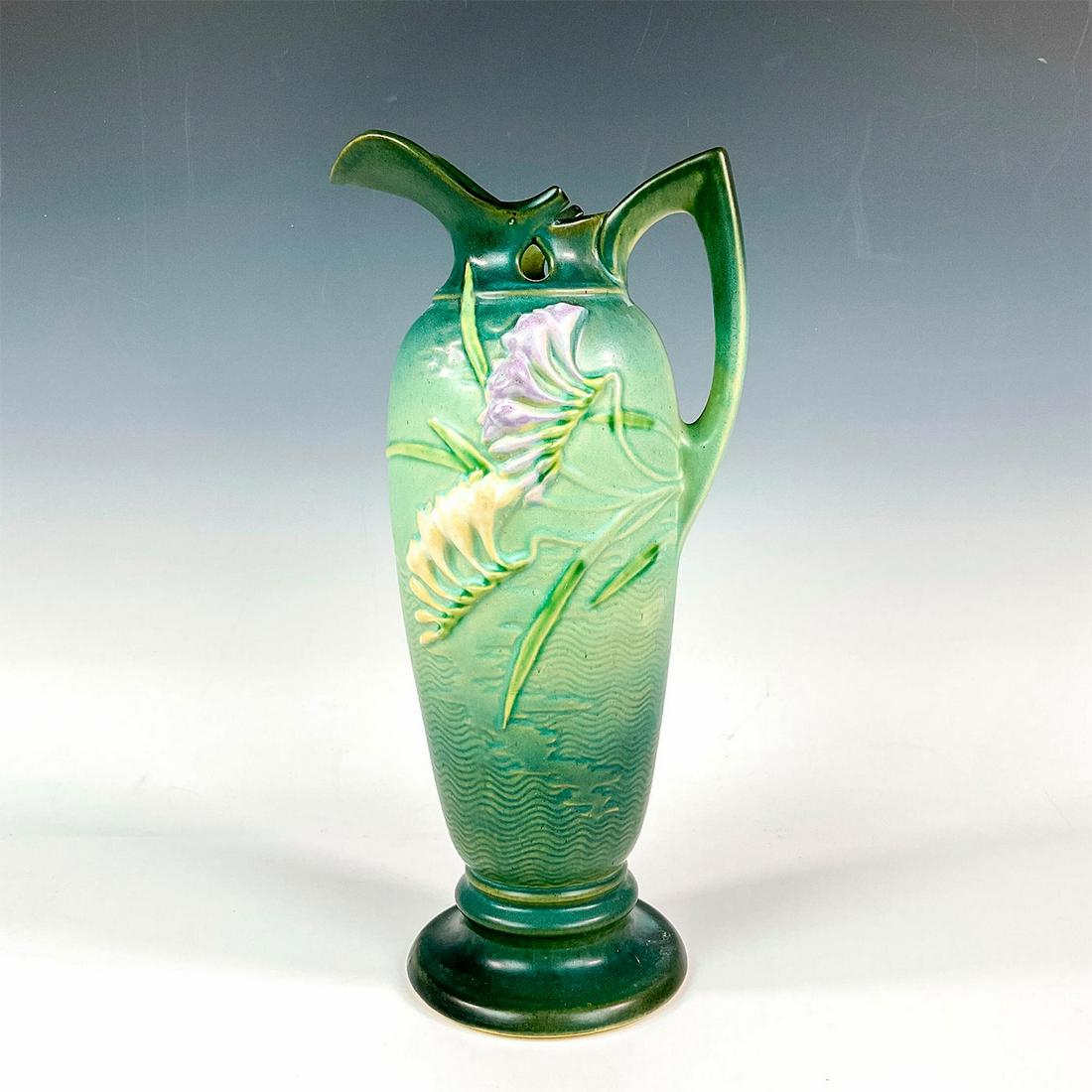 Roseville Pottery Ewer, Freesia (1 of 3)