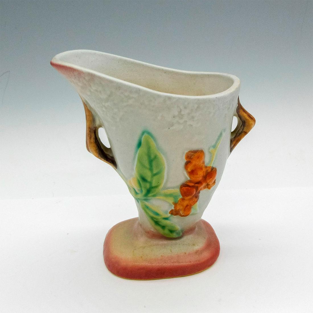 Roseville Pottery Bud Vase, Bittersweet (1 of 3)