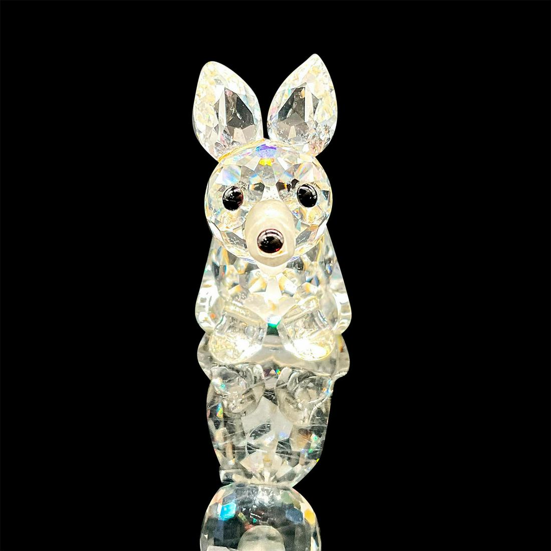 Swarovski Silver Crystal Figurine, Mini Running Fox (1 of 3)