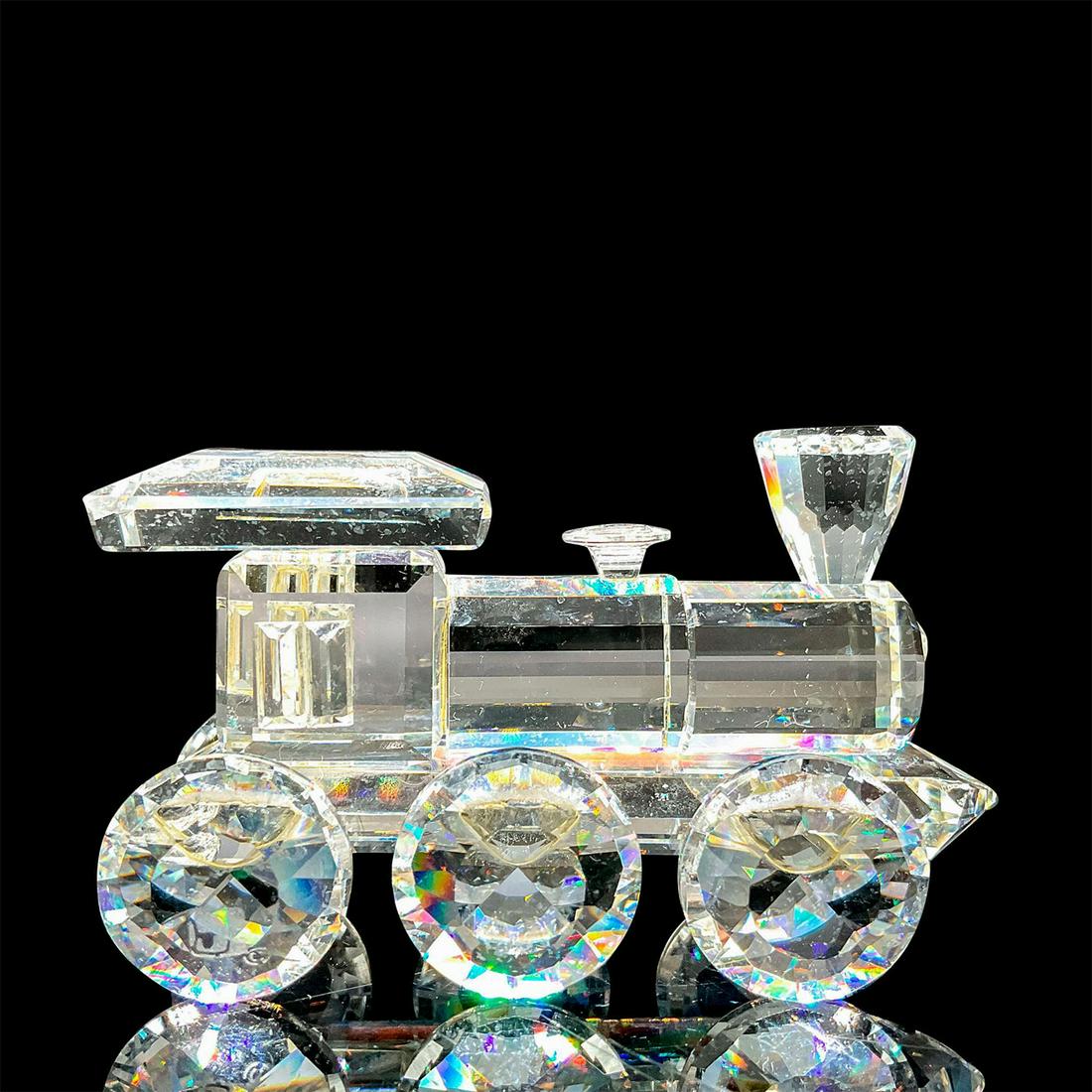 Swarovski Silver Crystal Figurine, Locomotive 015145 (1 of 4)
