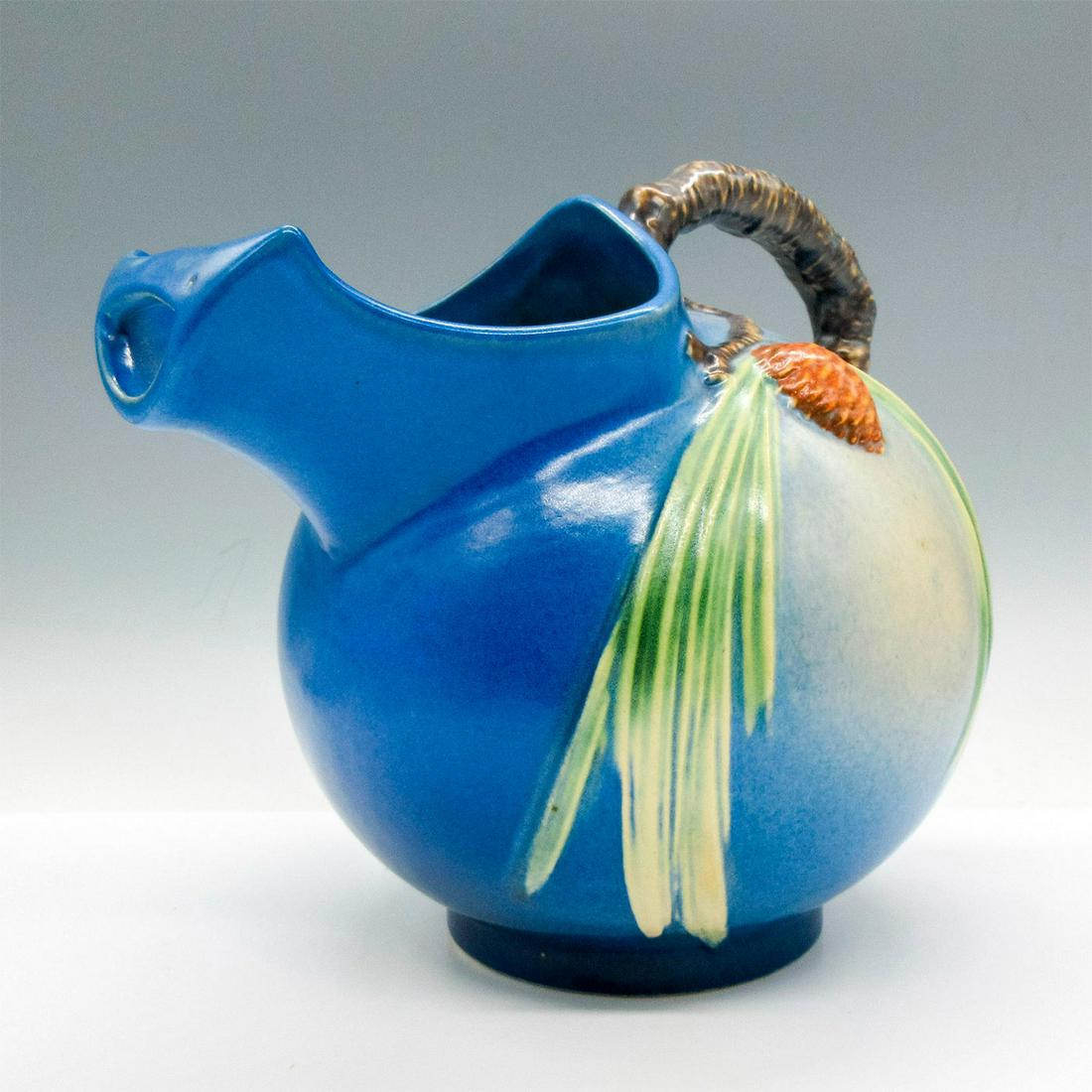Roseville Style Pottery Pitcher, Pinecone (1 of 3)