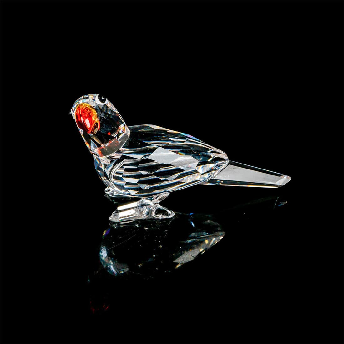 Swarovski Crystal Figure, Walking Parrot (1 of 3)
