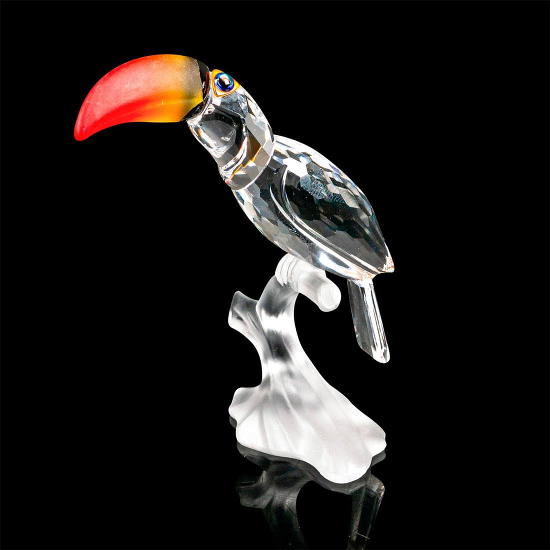 Swarovski Crystal Figure, Fire Beak Toucan (1 of 3)