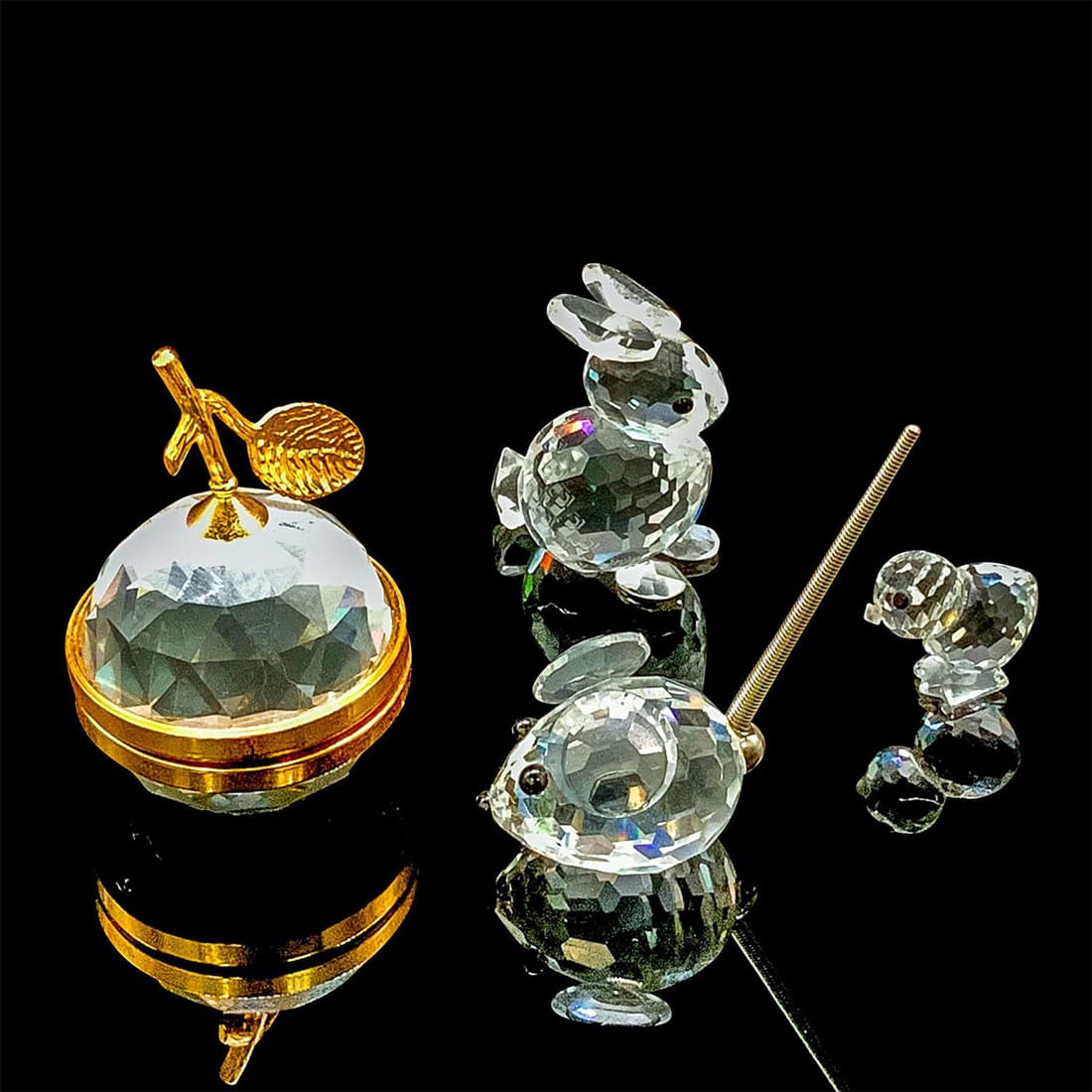 4pc Swarovski Crystal Mini Figurines (1 of 2)