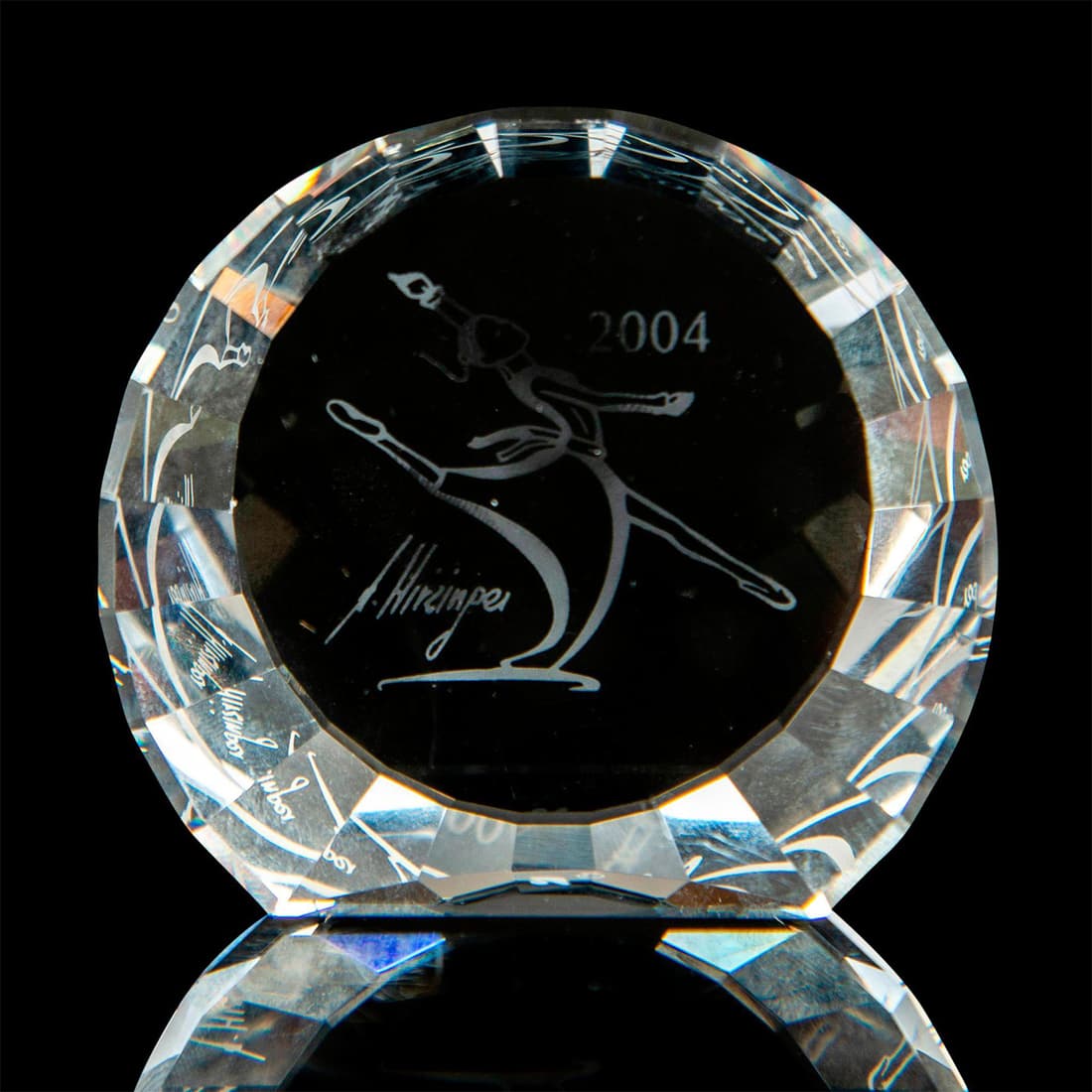 Swarovski Crystal Display Plaque, 2004 Magic of the Dance (1 of 3)