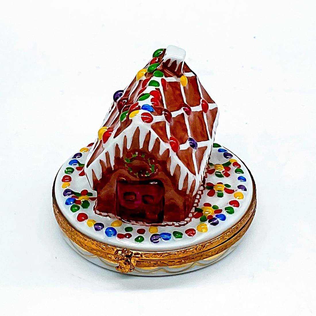 Dubarry Limoges Porcelain Charm Box, Gingerbread House (1 of 3)