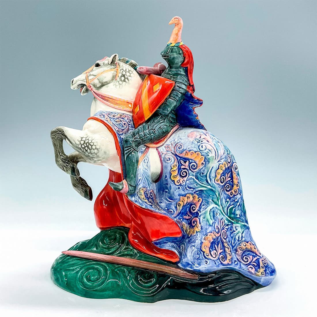 Broken Lance - HN2041 - Royal Doulton Figurine: Royal Doulton backstamp. Artist: Peggy Davies Issued: 1949 - 1975 Dimensions: 8.75"H Manufacturer: Royal Doulton Country of Origin: England