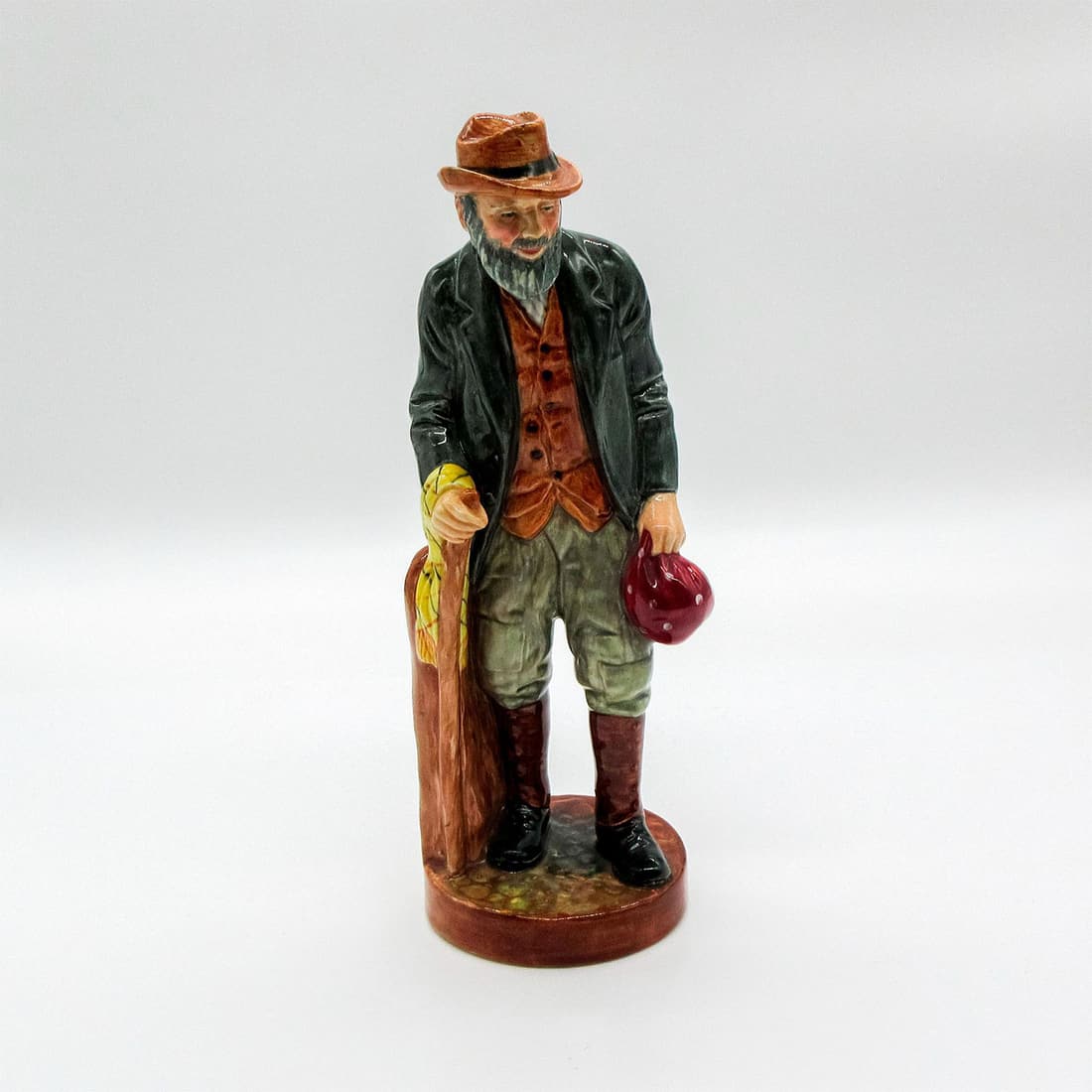 Gaffer - HN2053 - Royal Doulton Figurine: Golden Years series. Royal Doulton backstamp. Artist: Leslie Harradine Issued: 1950 - 1959 Dimensions: 7.75"H Manufacturer: Royal Doulton Country of Origin: England