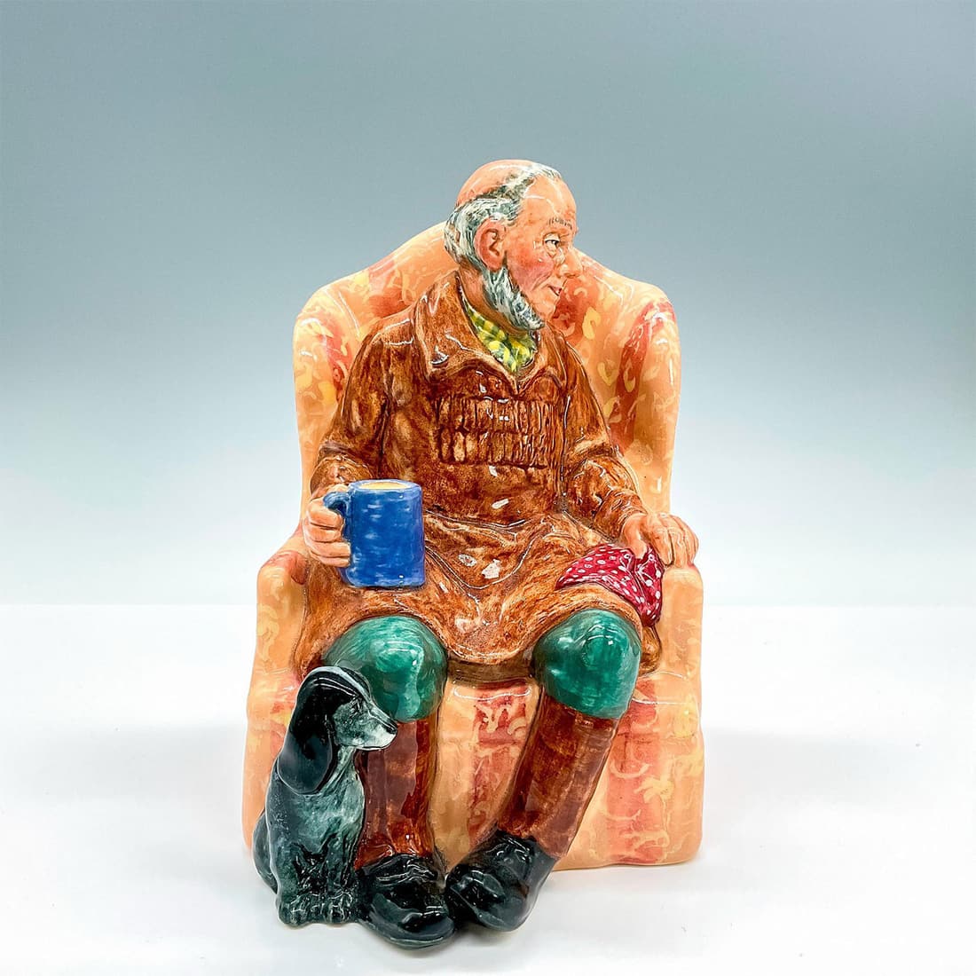 Uncle Ned - HN2094 - Royal Doulton Figurine: Royal Doulton backstamp. Artist: Henry Fenton Issued: 1952 - 1965 Dimensions: 6.75"H Manufacturer: Royal Doulton Country of Origin: England