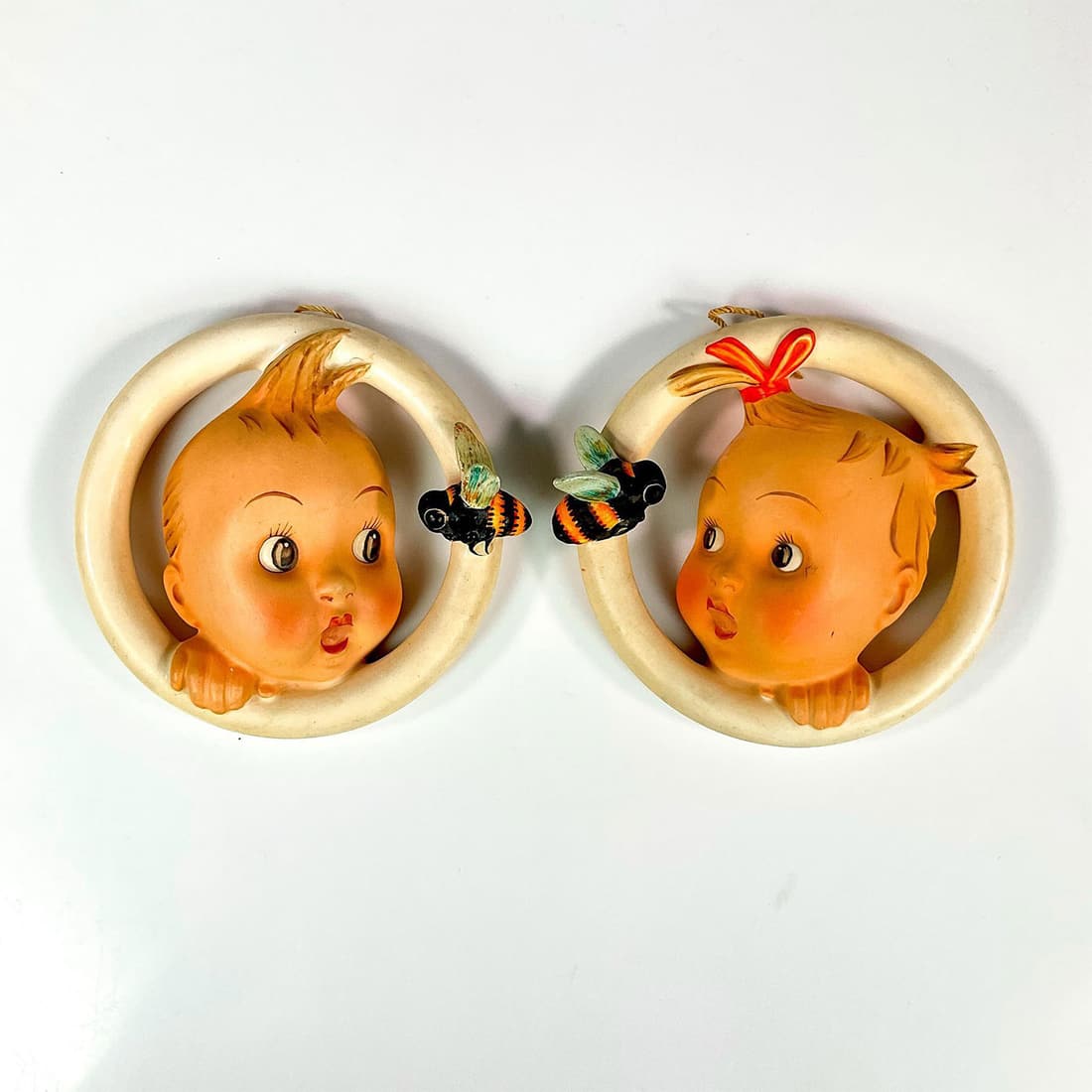 2pc Goebel Hummel Wall Hangings, Ba Bee (1 of 2)