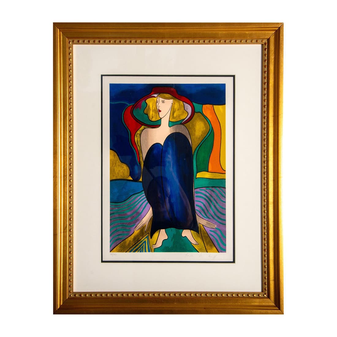 Linda Le Kinff (French b. 1949) Color Serigraph on Paper (1 of 6)