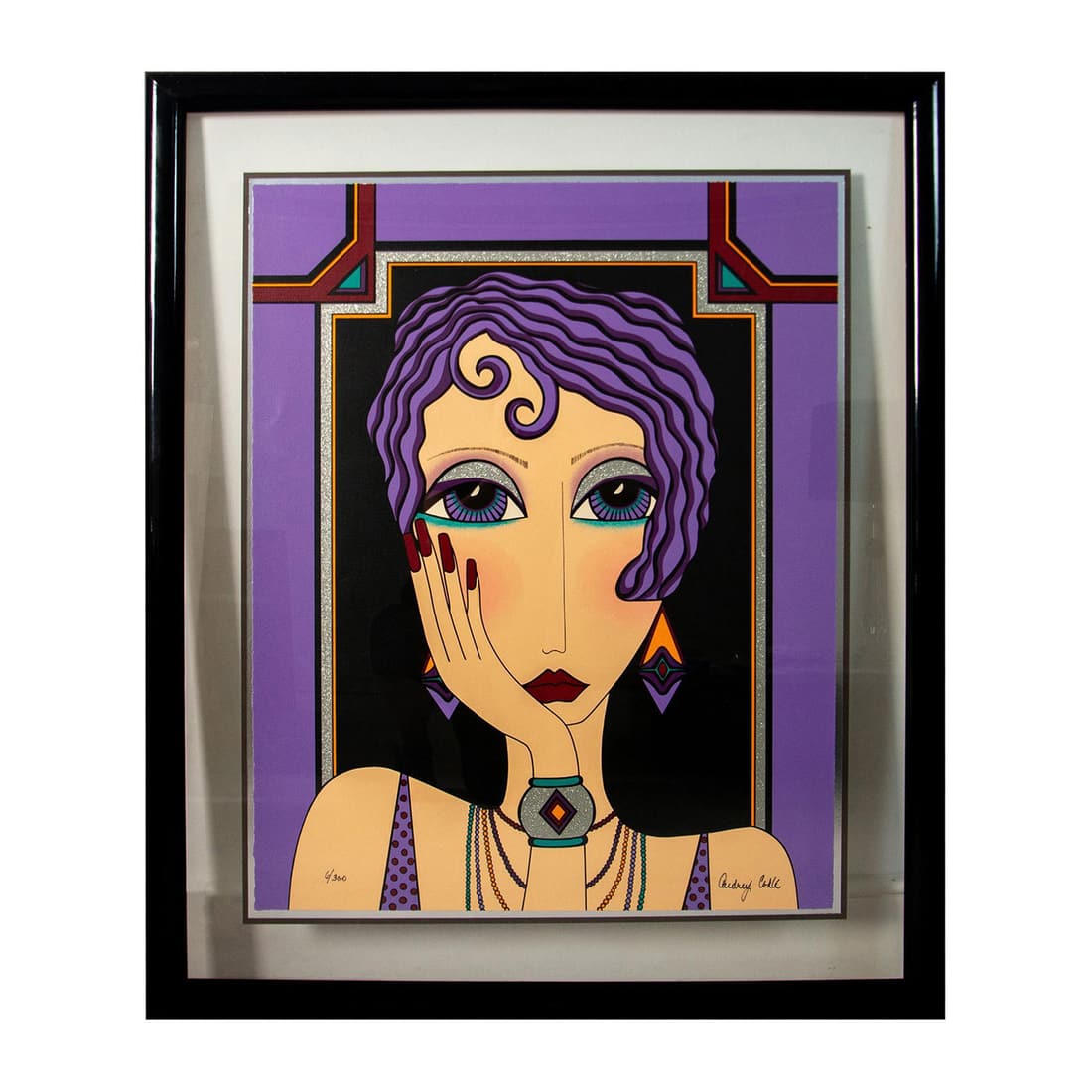 Audrey Cohle (American 20th century) Color Silkscreen (1 of 5)