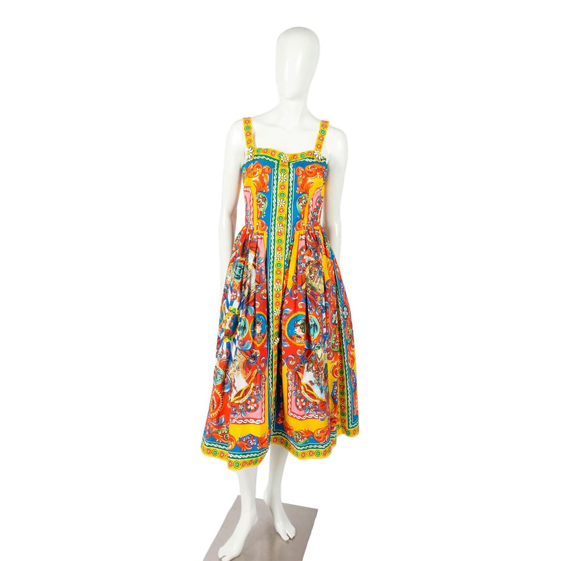 Dolce & Gabbana Carretto Print Dress (1 of 7)