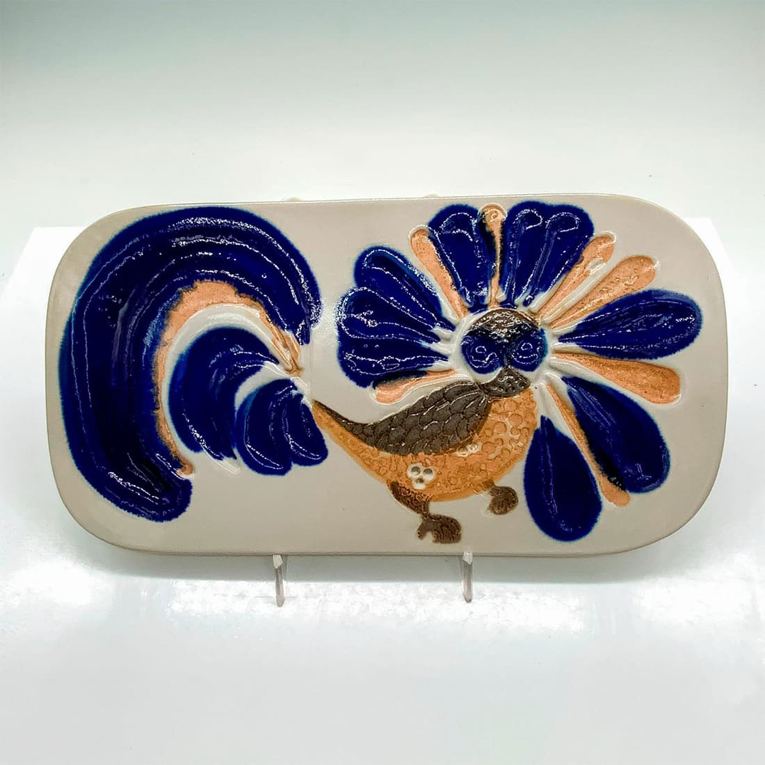 Bennington Vermont Pottery Bird Plaque (1 of 2)