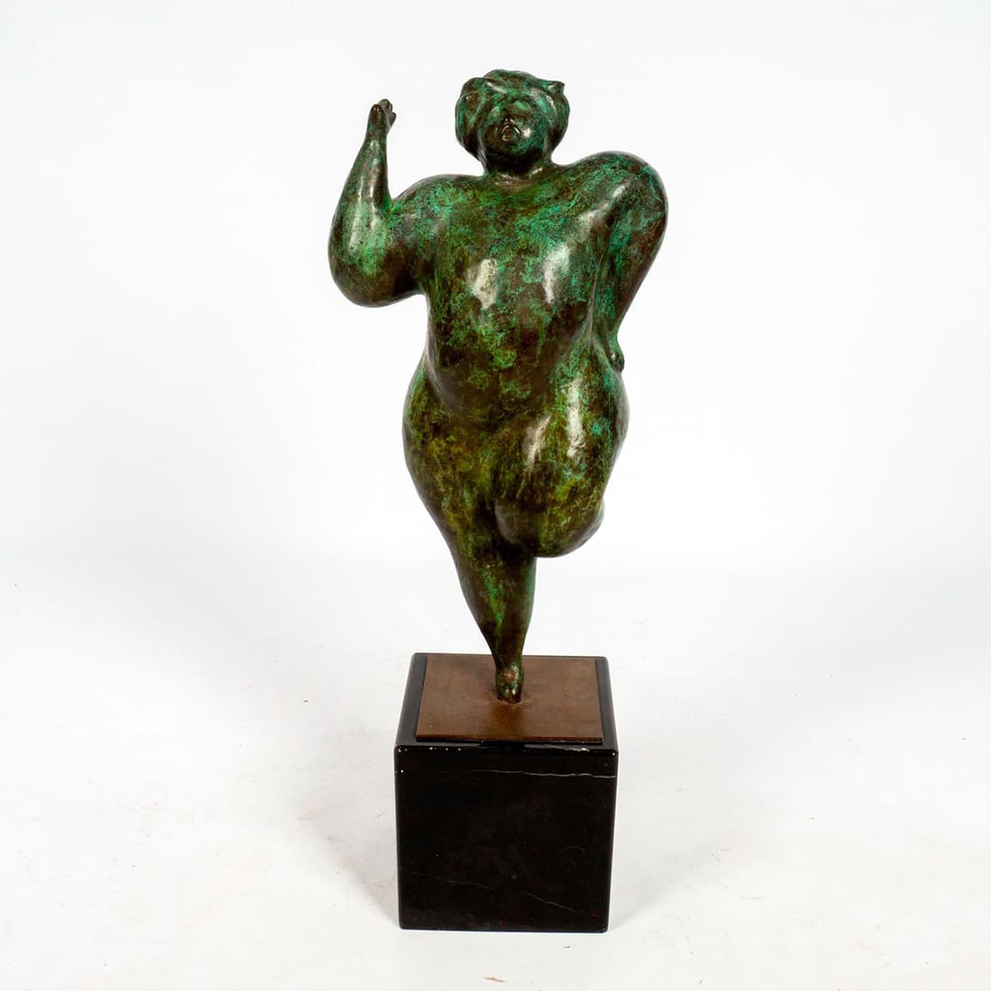 Felipe Castaneda Style Bronze Scuplture, Dancing Woman (1 of 3)