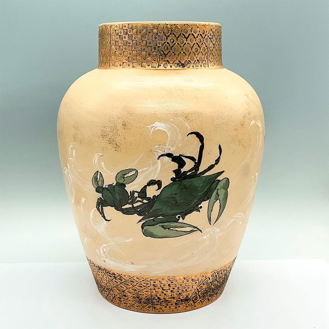 Rookwood Pottery Albert Valentien Crab Vase, Signed (1 of 4)