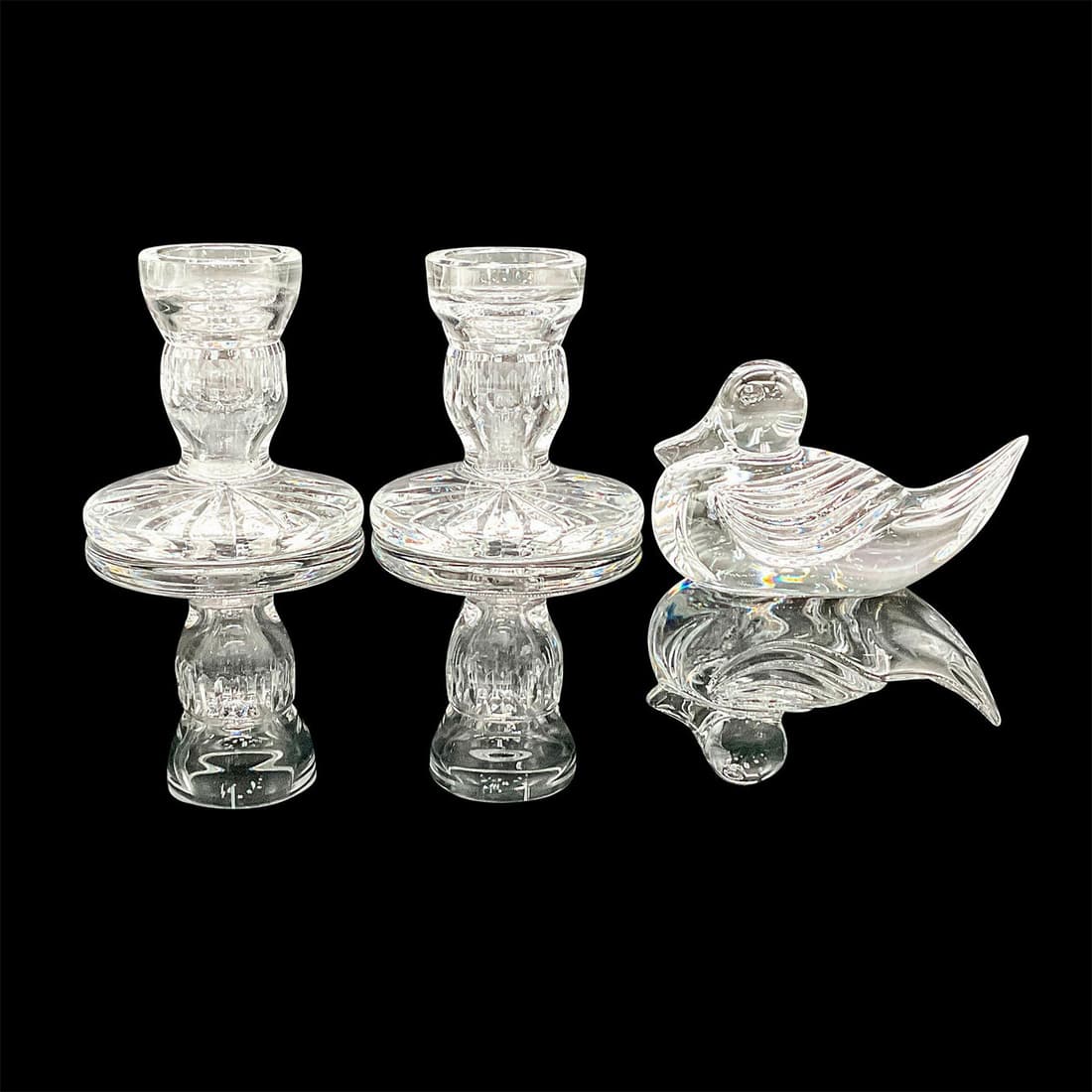 3pc Waterford Crystal Decorative Objects (1 of 2)