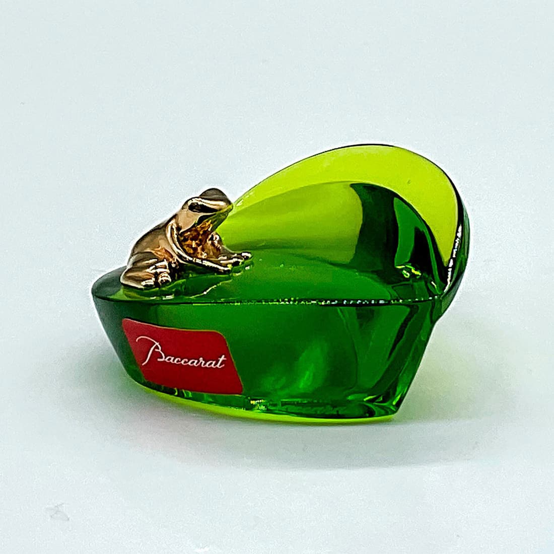 Baccarat Crystal Frog Paperweight (1 of 3)
