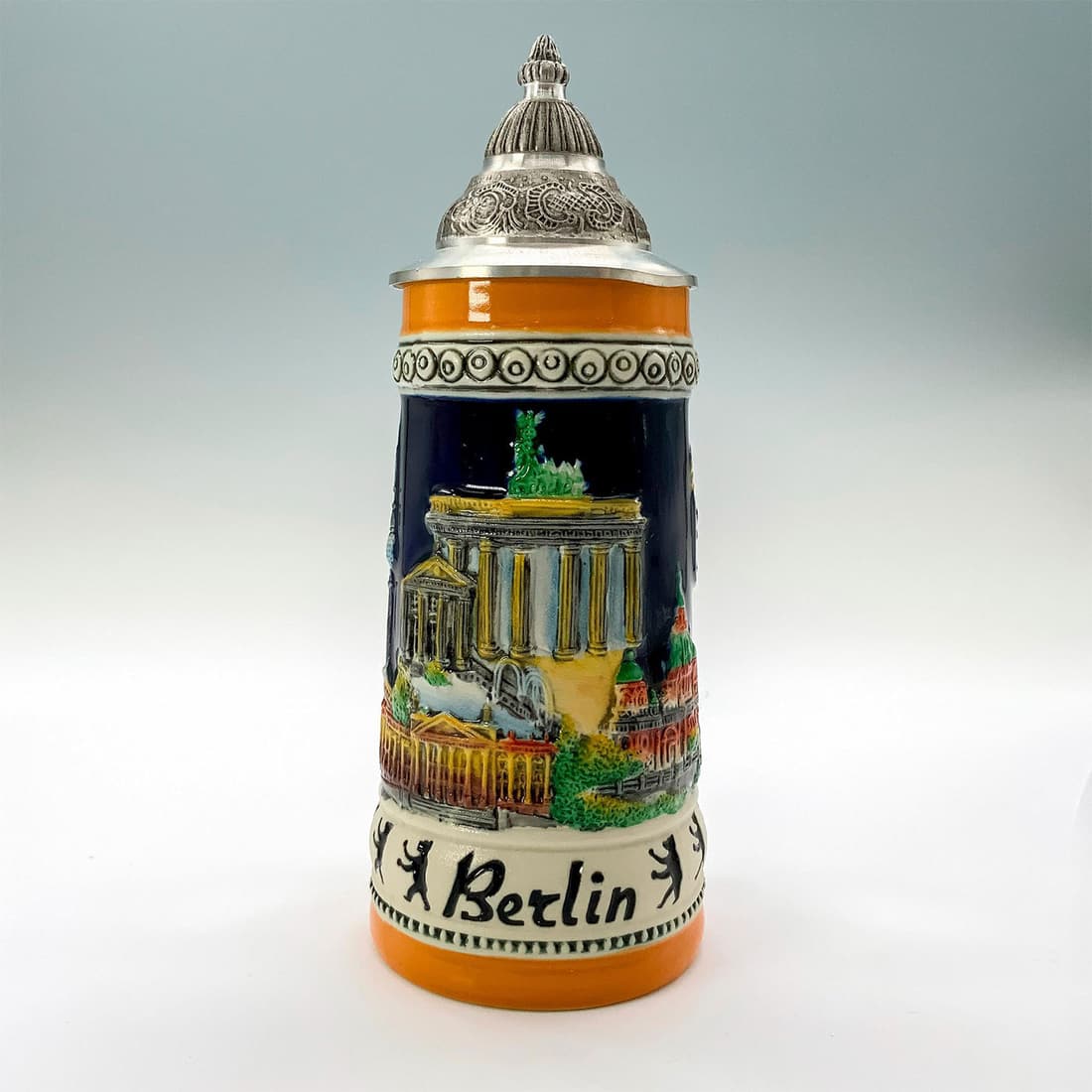 Gerz Small Beer Stein and Lid, Berlin (1 of 3)