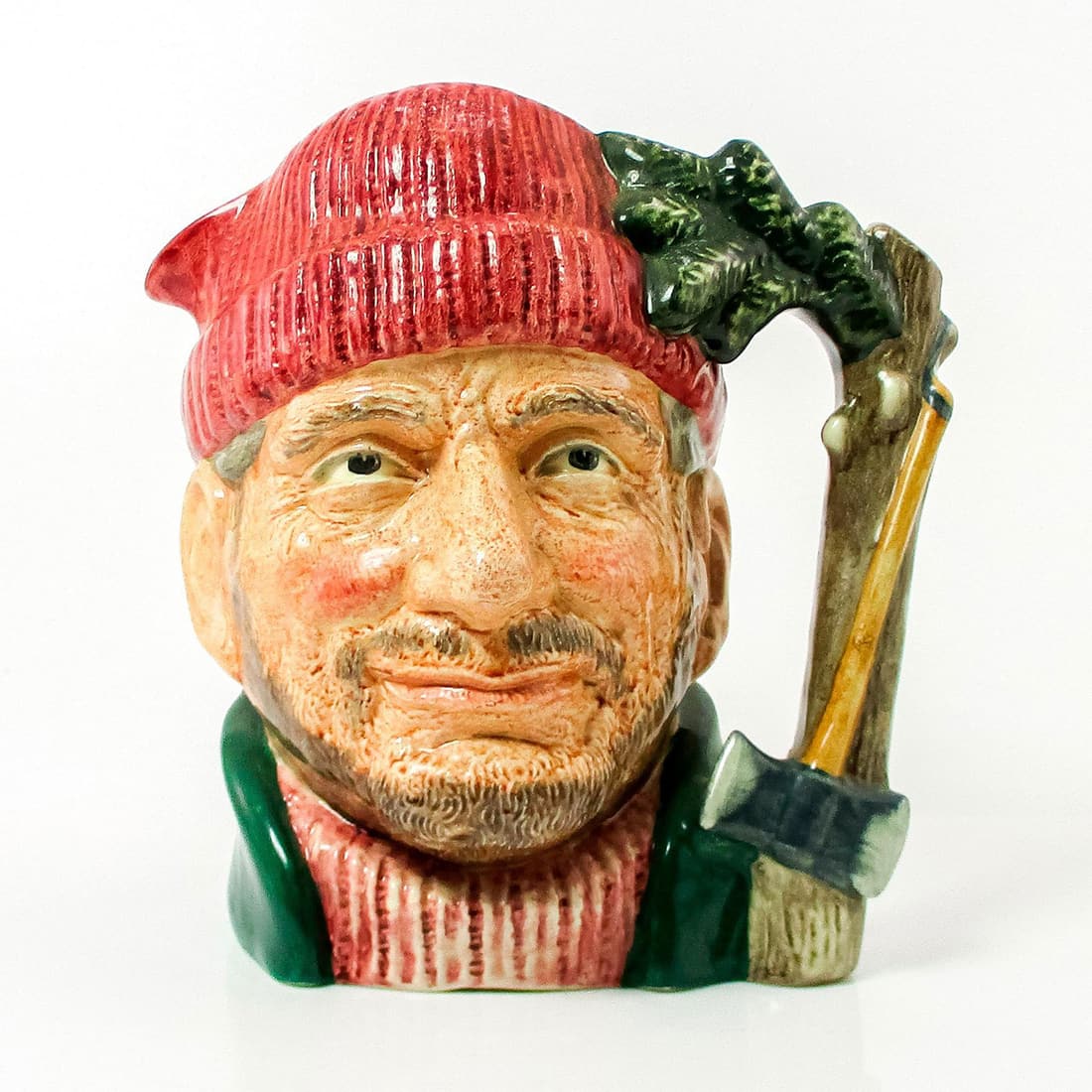 Americana Lumberjack Jug with Axe Handle, Toby Character Jug (1 of 4)