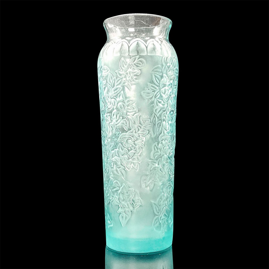 Lalique Crystal Vase, Bougaivillier (1 of 4)