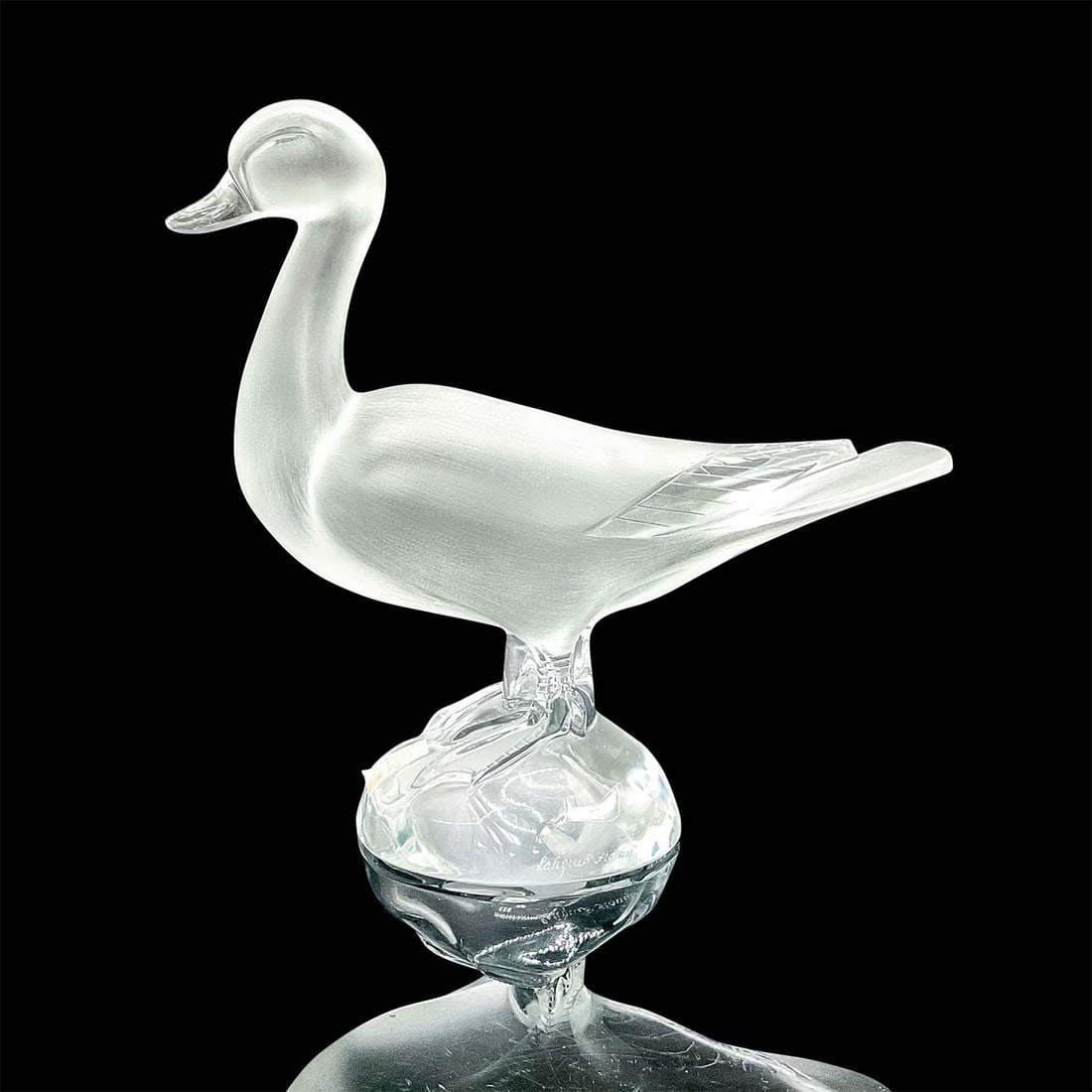Lalique Crystal Duck Sculpture (1 of 3)