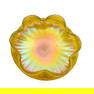 Vintage Yellow Glass Candy Dish