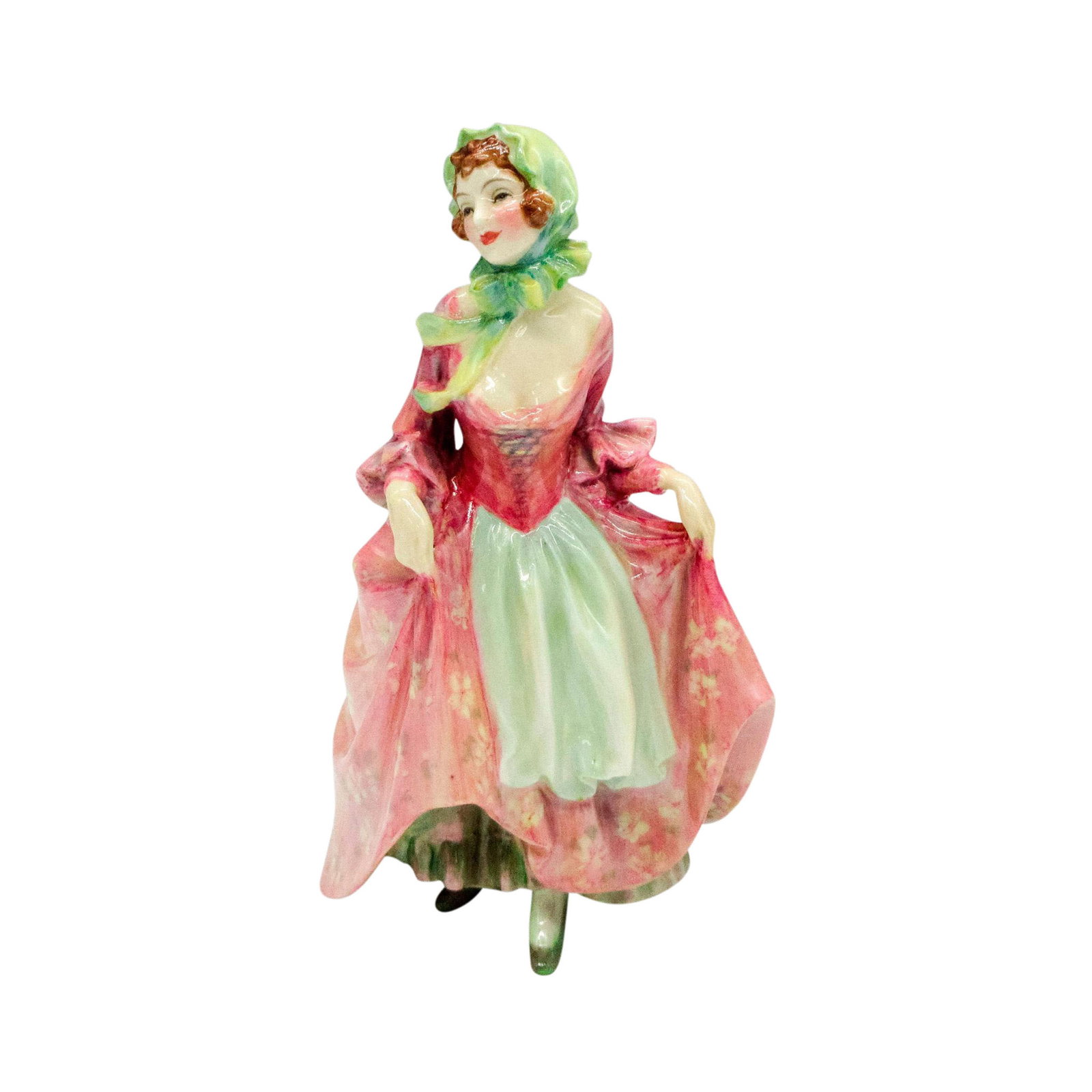 Suzette HN1487 - Royal Doulton Figurine: Artist: Leslie Harradine Issued: 1931 - 1950 Dimensions: 7.5"H Manufacturer: Royal Doulton Country of Origin: England