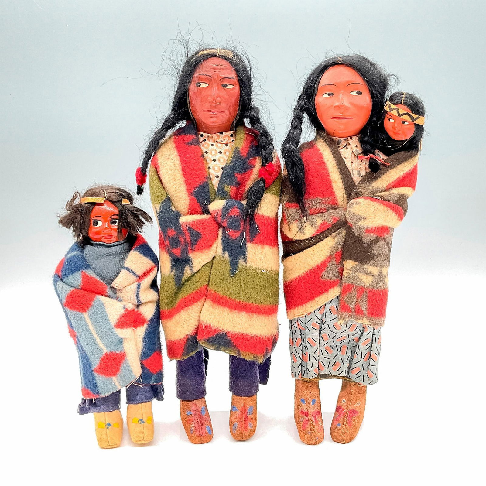 3pc Skookum Doll, Bully Good Family (1 of 3)