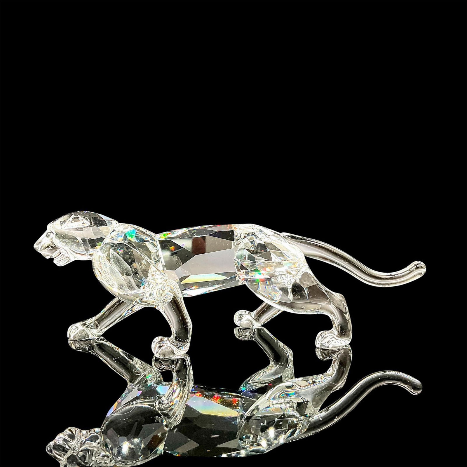 Leopard - Swarovski Silver Crystal Figurine (1 of 4)