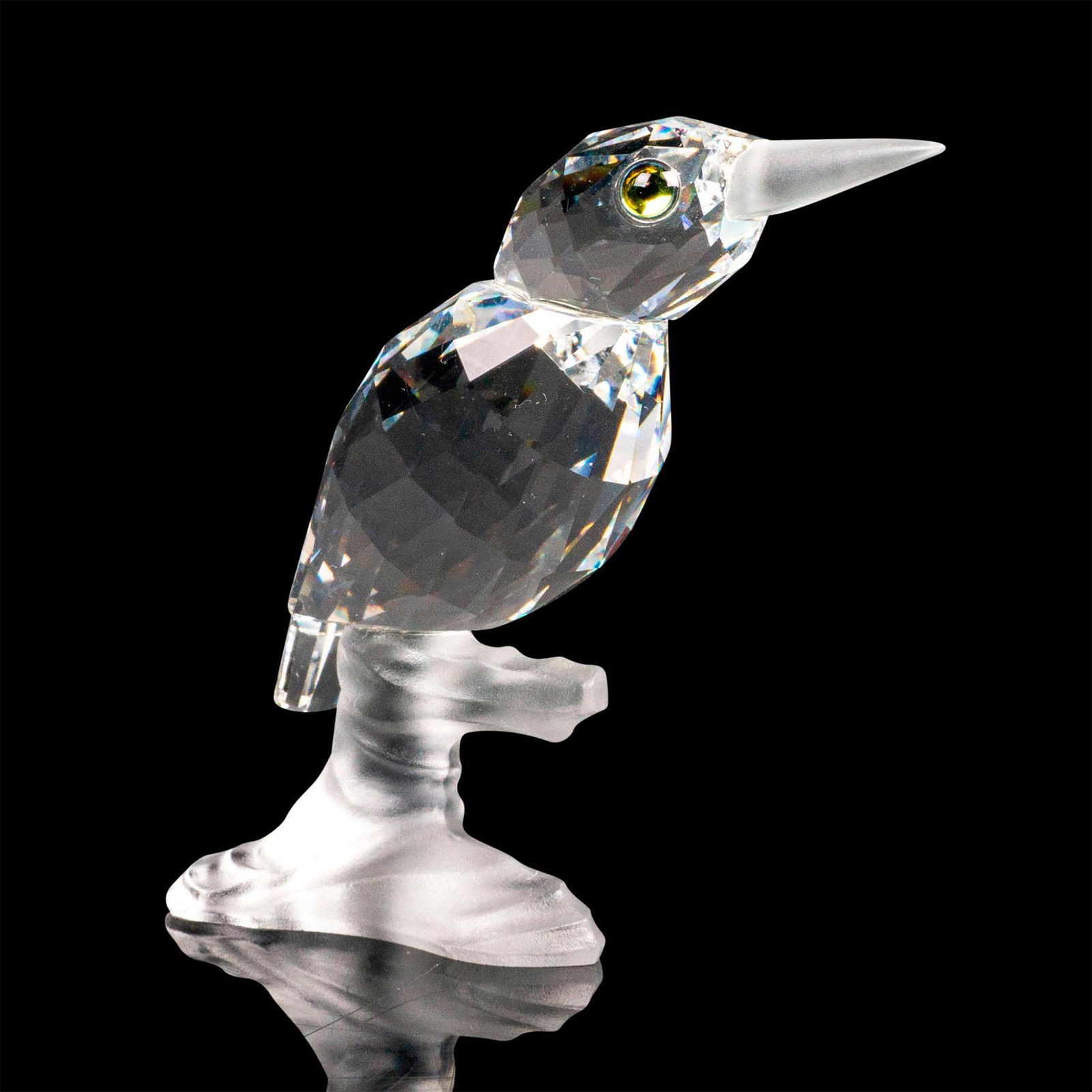 Kingfisher on Branch - Swarovski Silver Crystal Figurine (1 of 5)