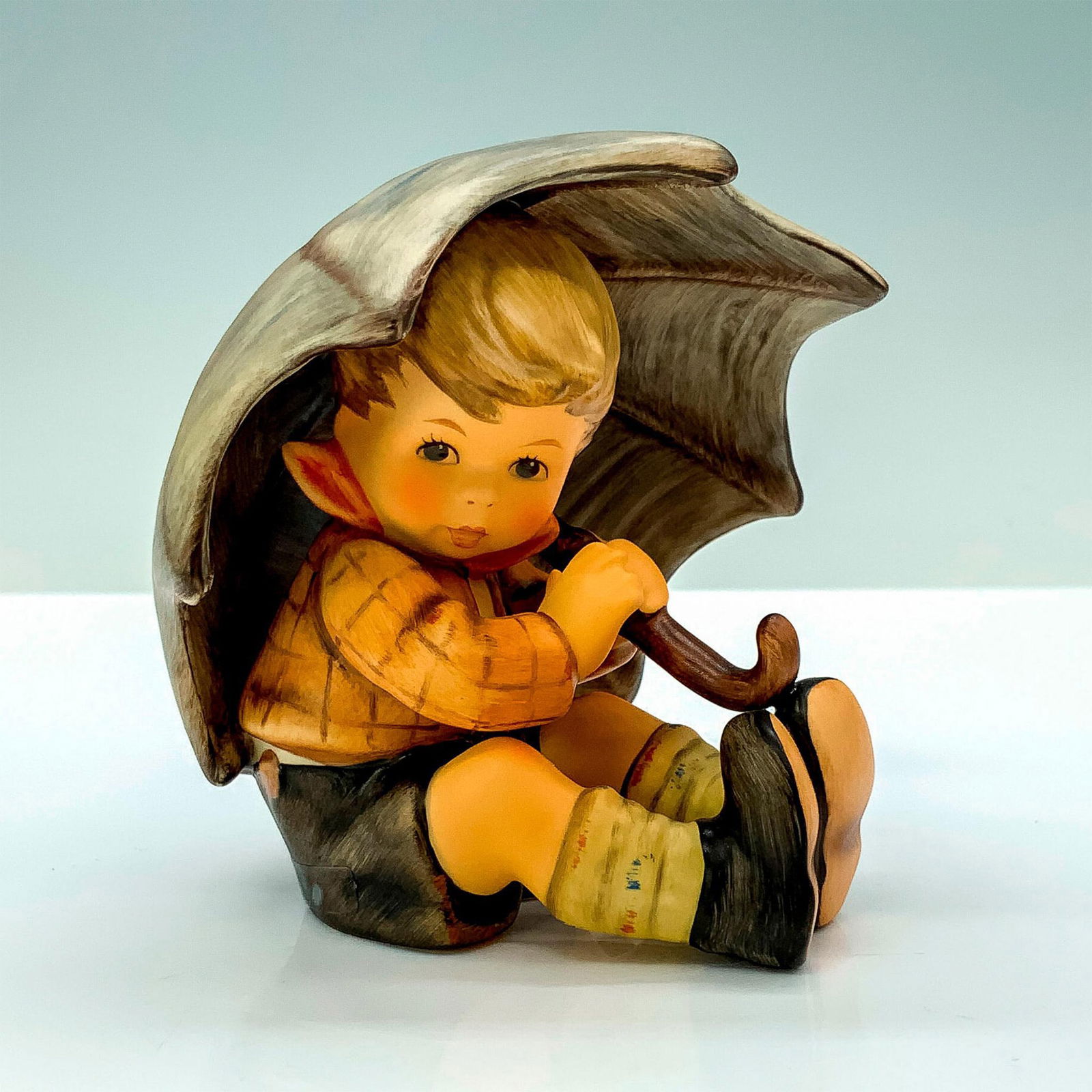 Goebel Hummel Figurine, Umbrella Boy (1 of 3)