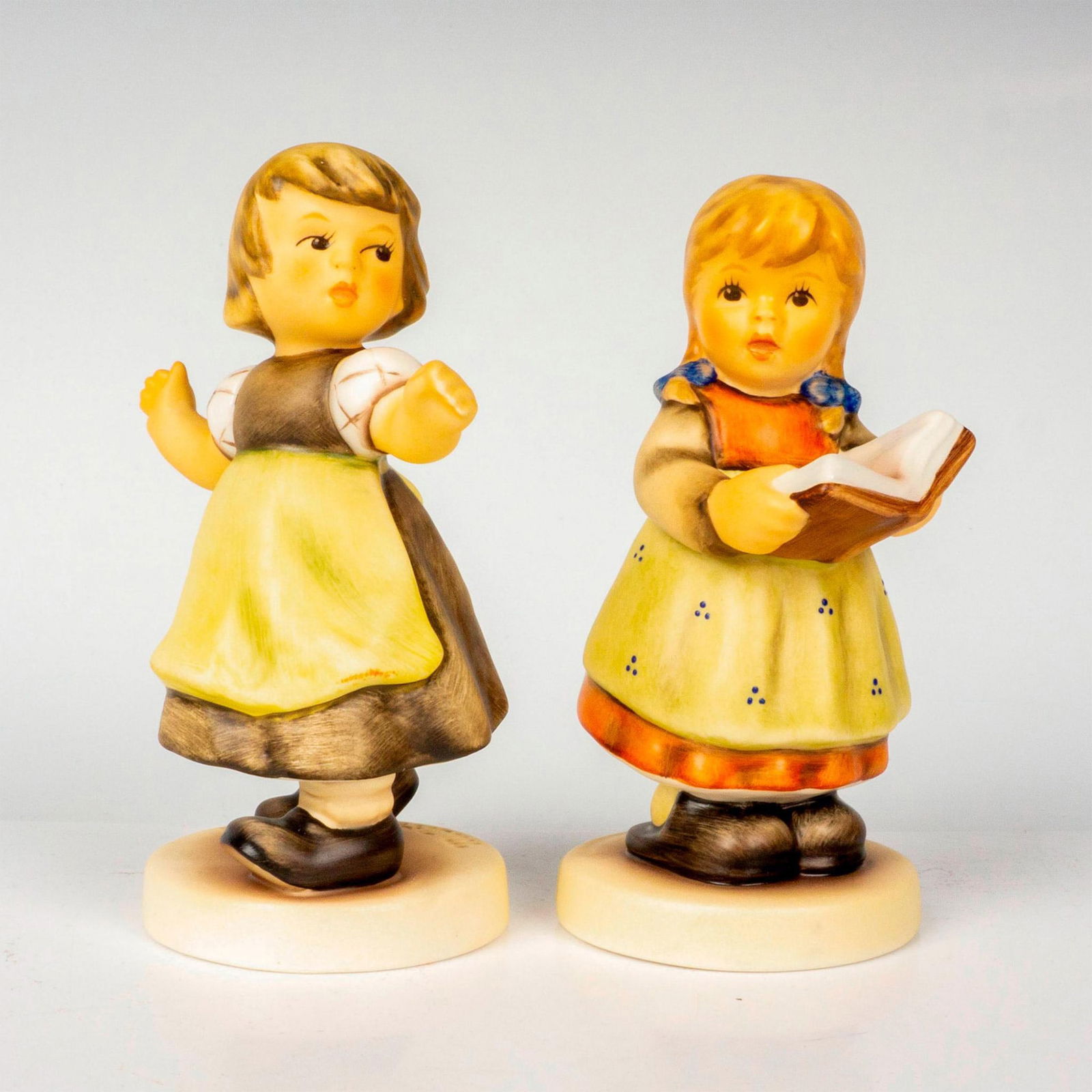 2pc Goebel Hummel Figurines, Spring Waltz + One Cup of Sugar (1 of 3)