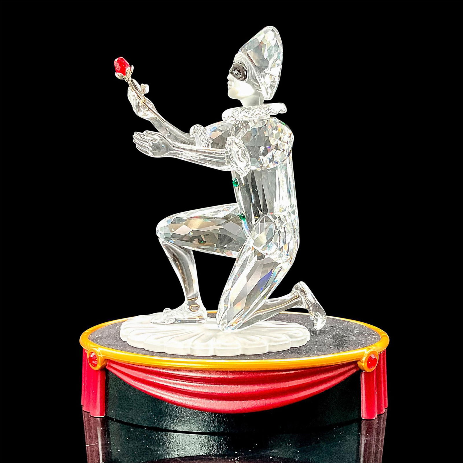 Swarovski Crystal Figurine SCS Harlequin with Base (1 of 3)