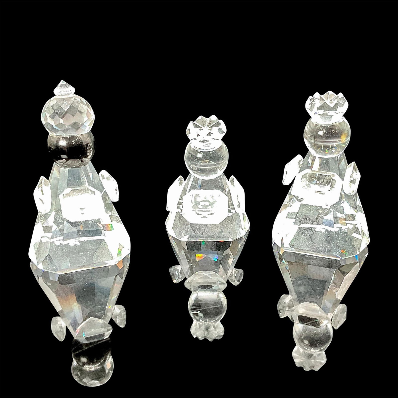 3pc Swarovski Crystal Figurines, Wise Men (1 of 3)