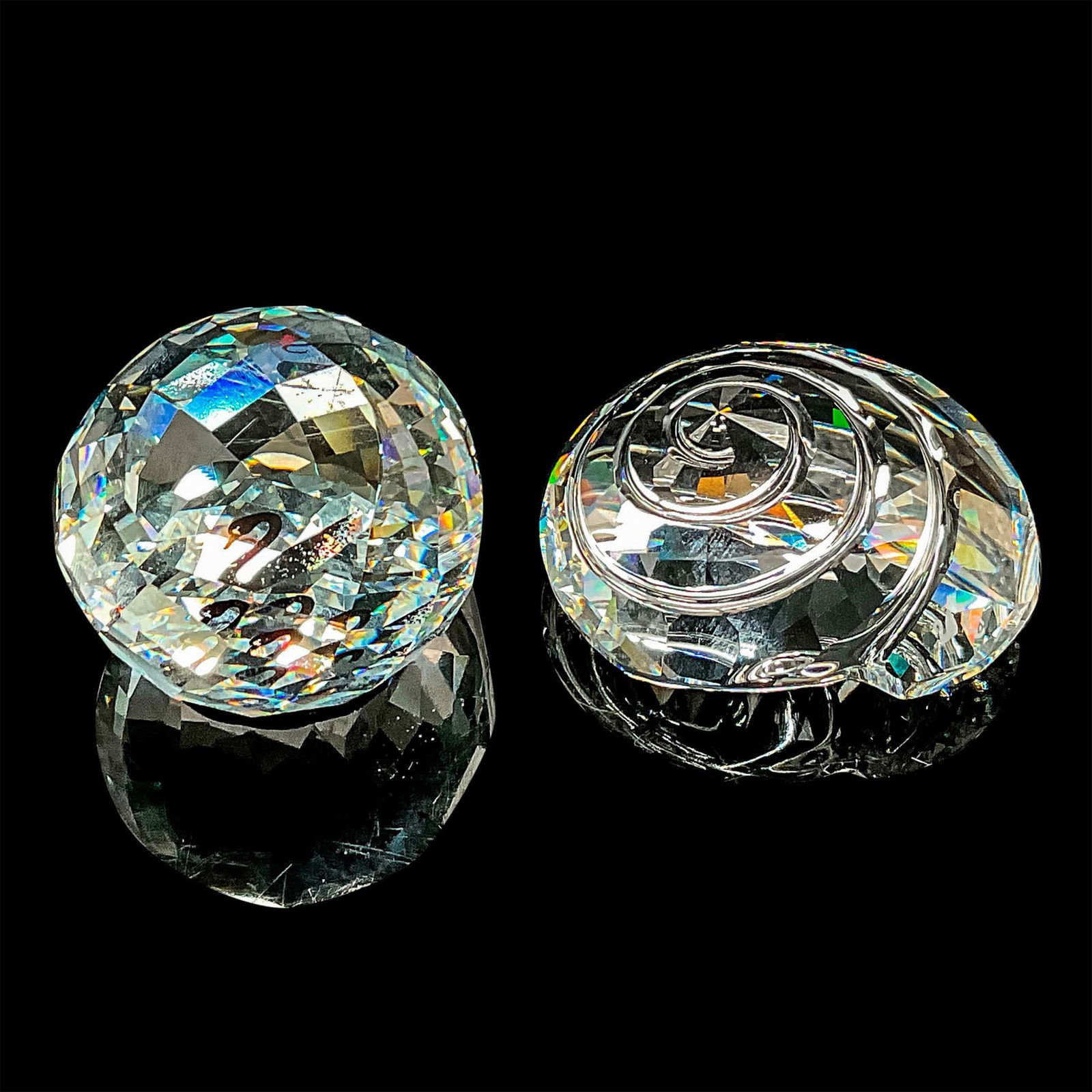 2pc Swarovski Crystal Paperweight + Figurine (1 of 3)