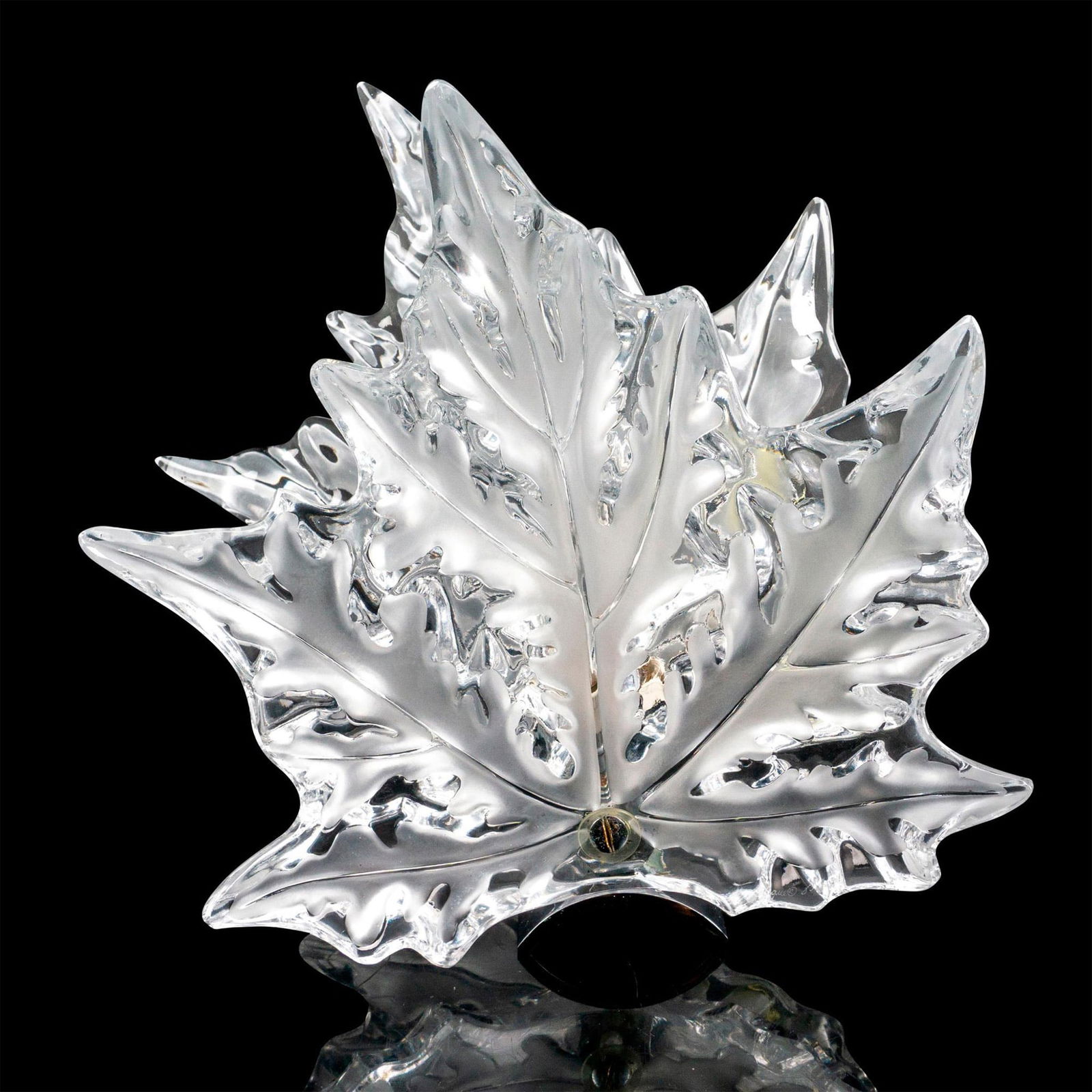 Marc Lalique (French, 1900-1977) Champs Elysees Oak Leaf Wall Sconce (1 of 4)