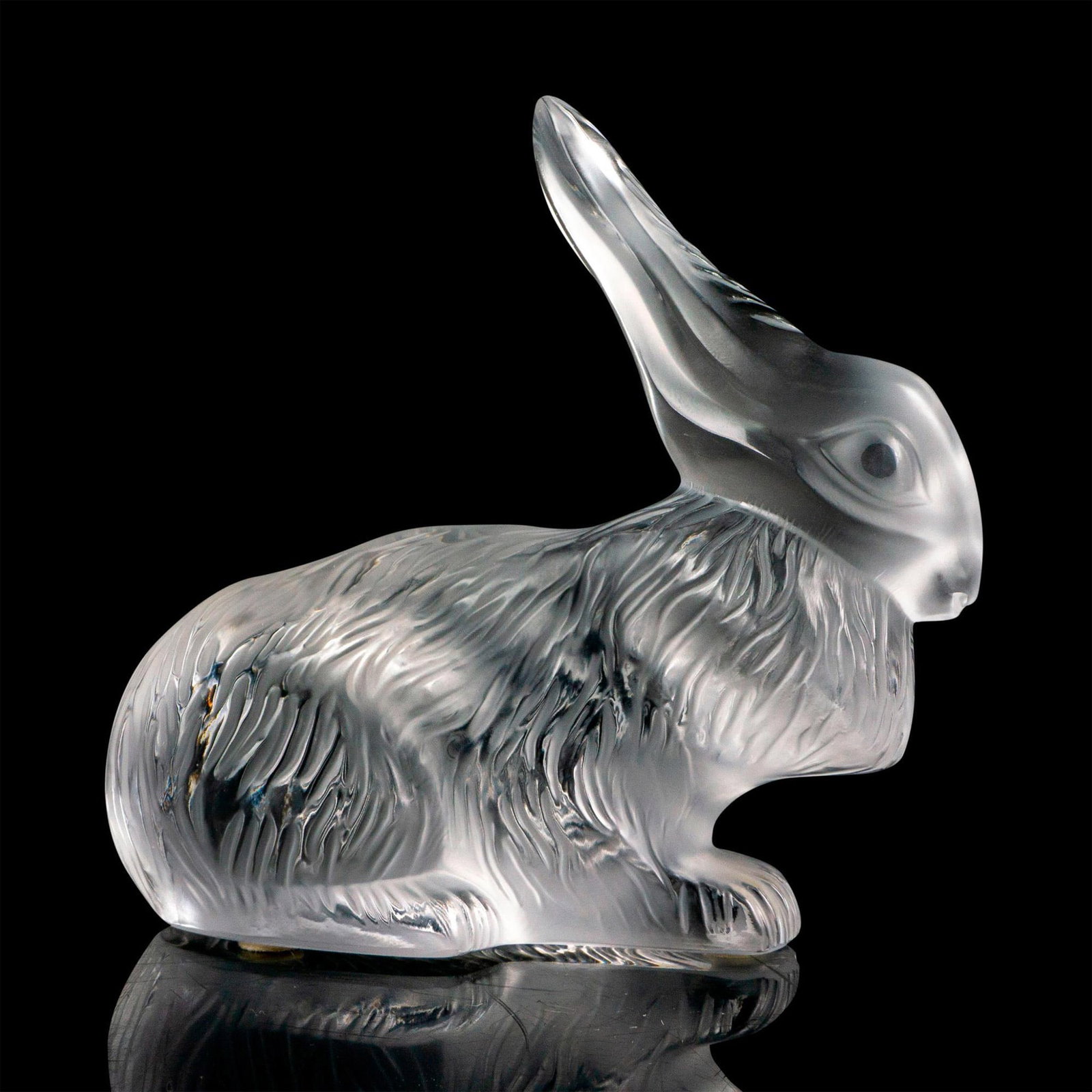 Lalique Crystal Paperweight, Cesar (1 of 3)