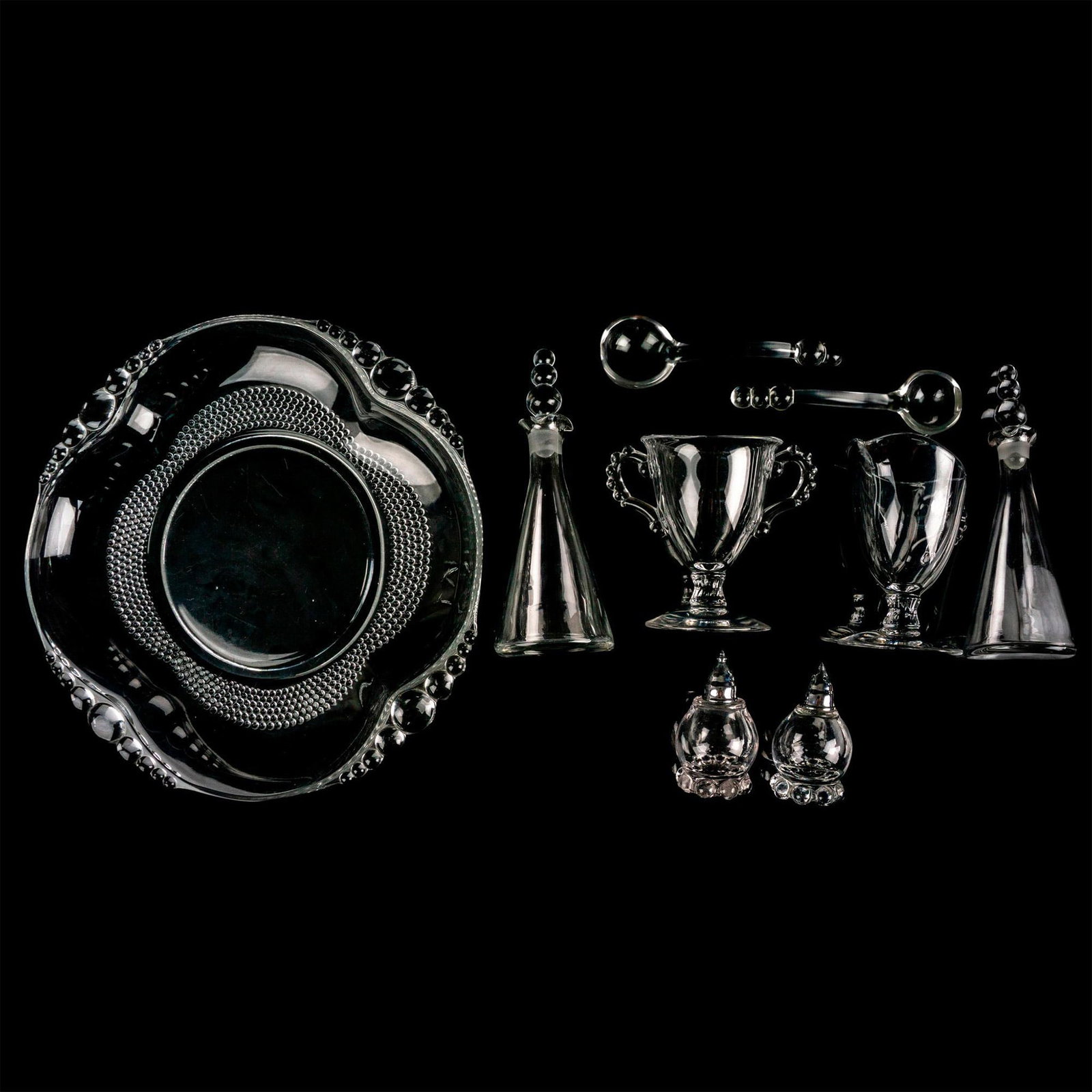 9pc Imperial Glass-Ohio Candlewick Tableware (1 of 2)