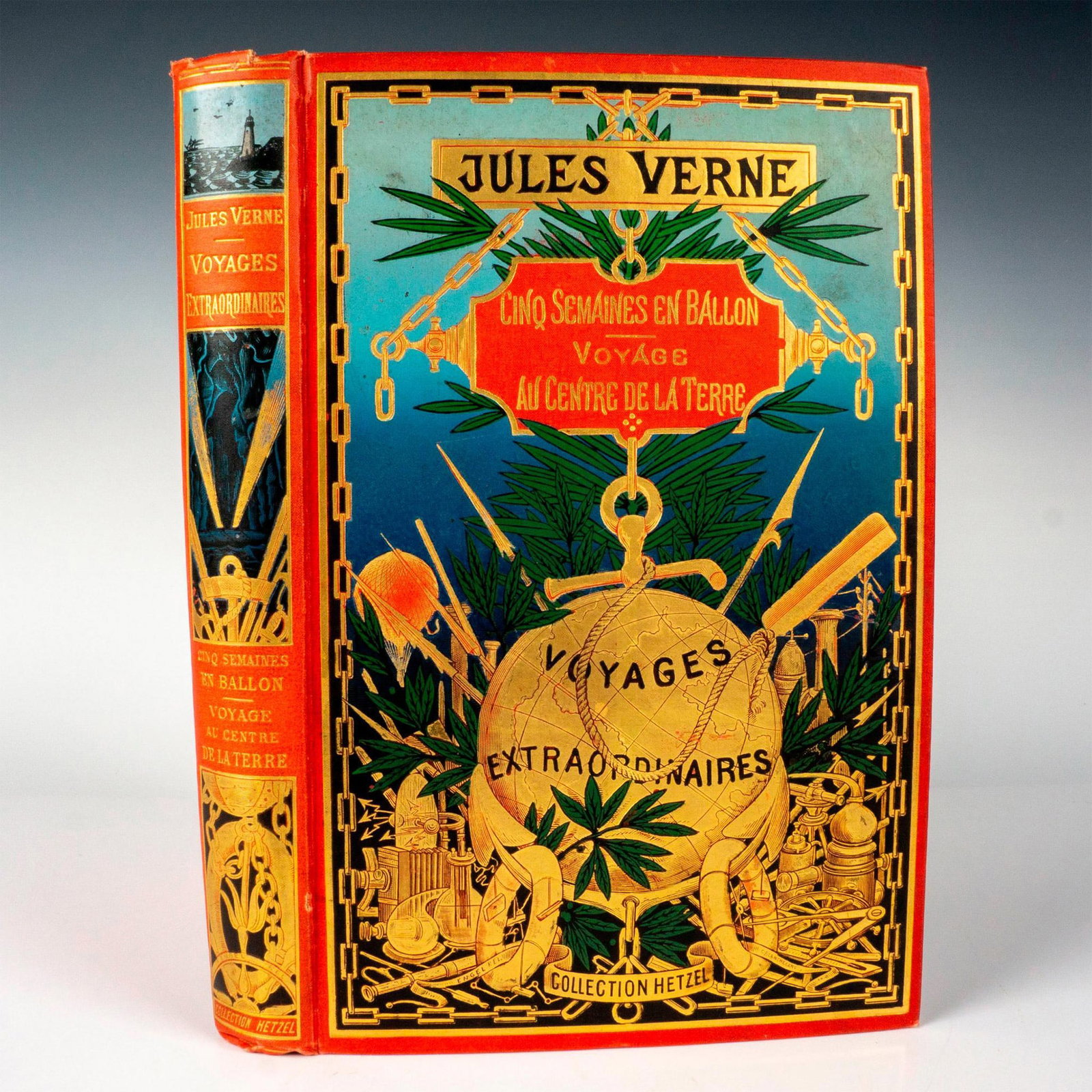 Jules Verne, Cinq Semaines en Ballon / Voyage au Centre (1 of 4)