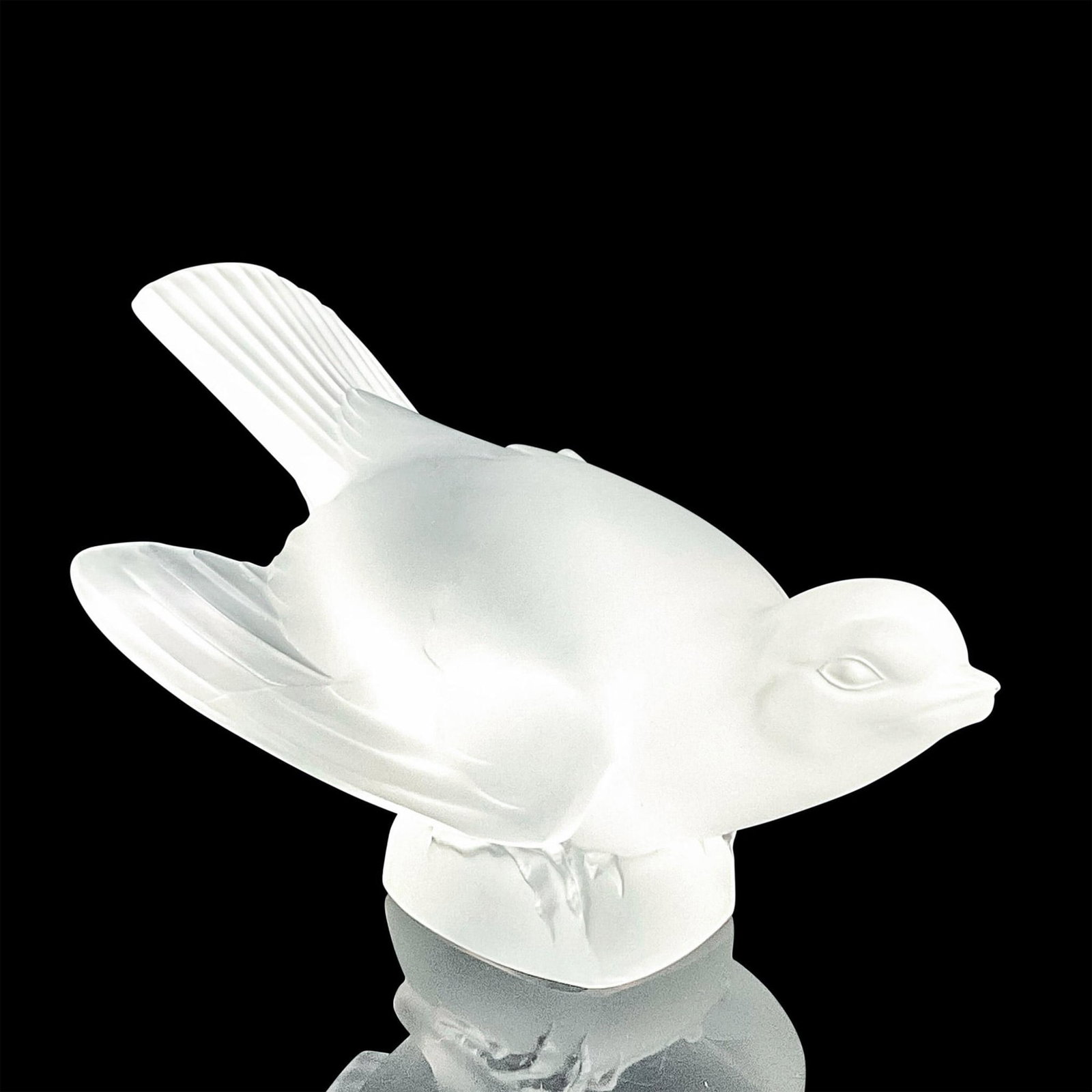 Vintage Lalique Crystal Bird Paperweight (1 of 3)