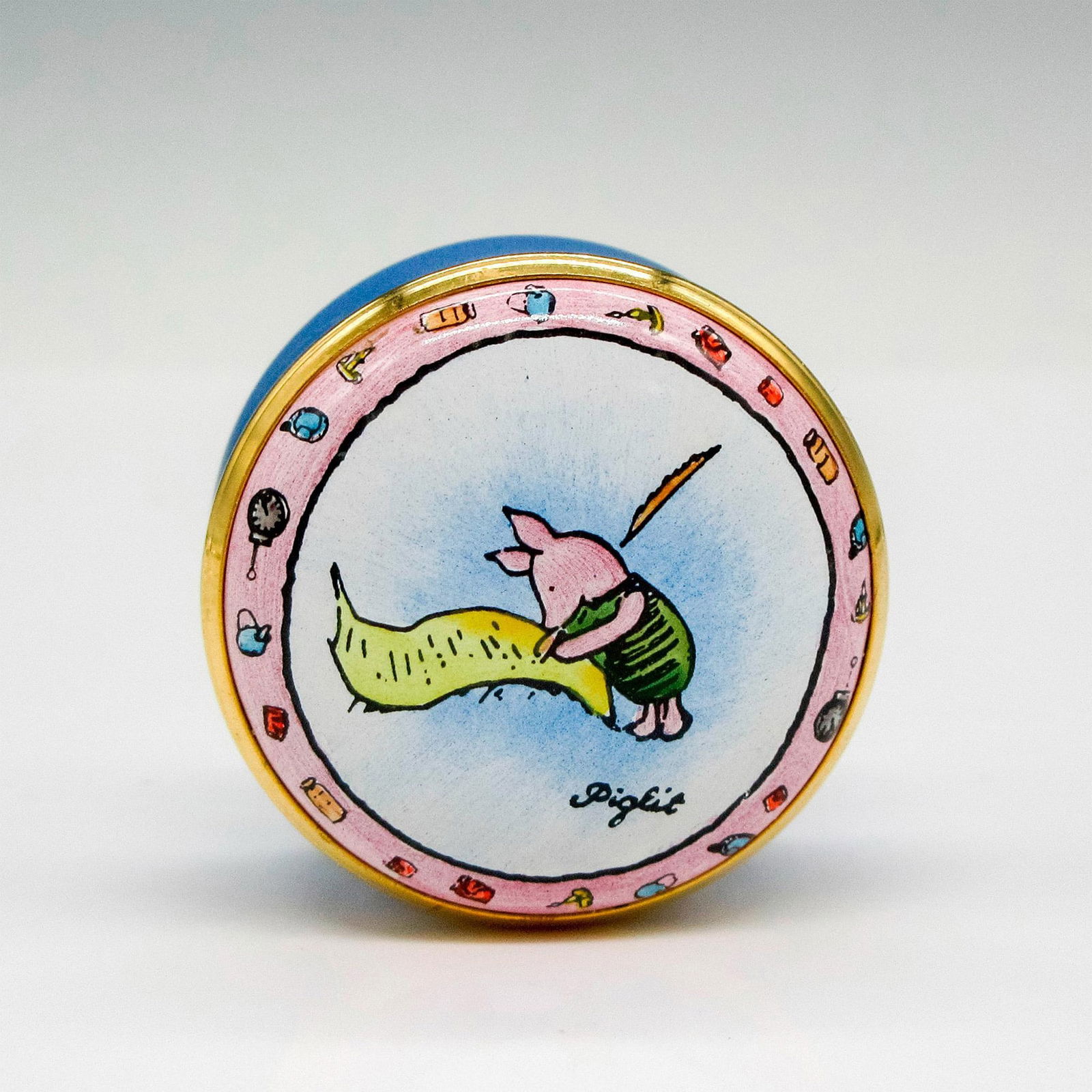 Halcyon Days Disney Enamels Trinket Box, It's Me Piglet (1 of 4)