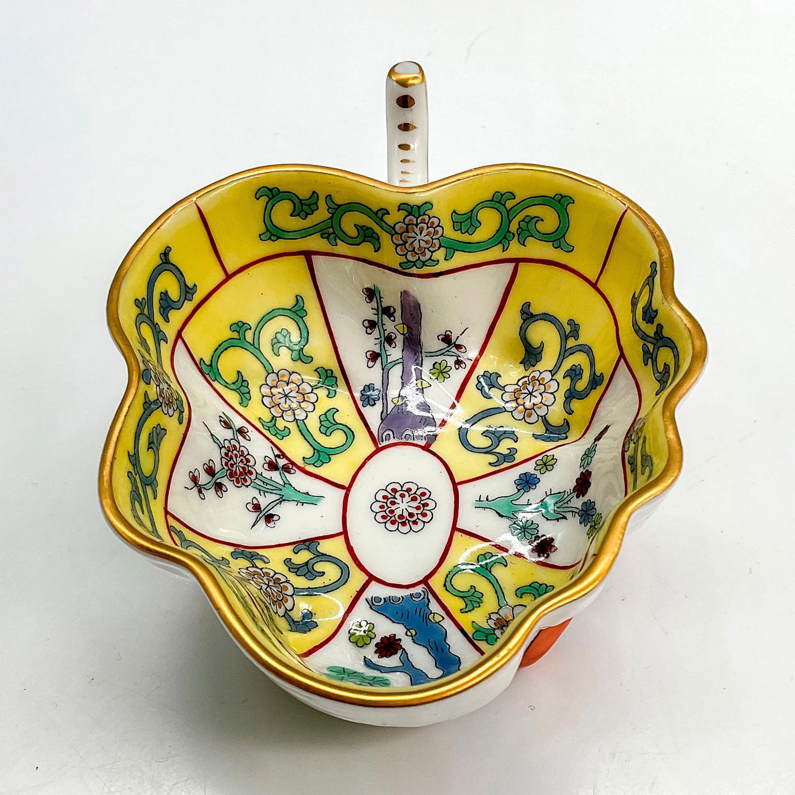 Herend Hungary Deep Leaf Dish, Yellow Dynasty (1 of 3)