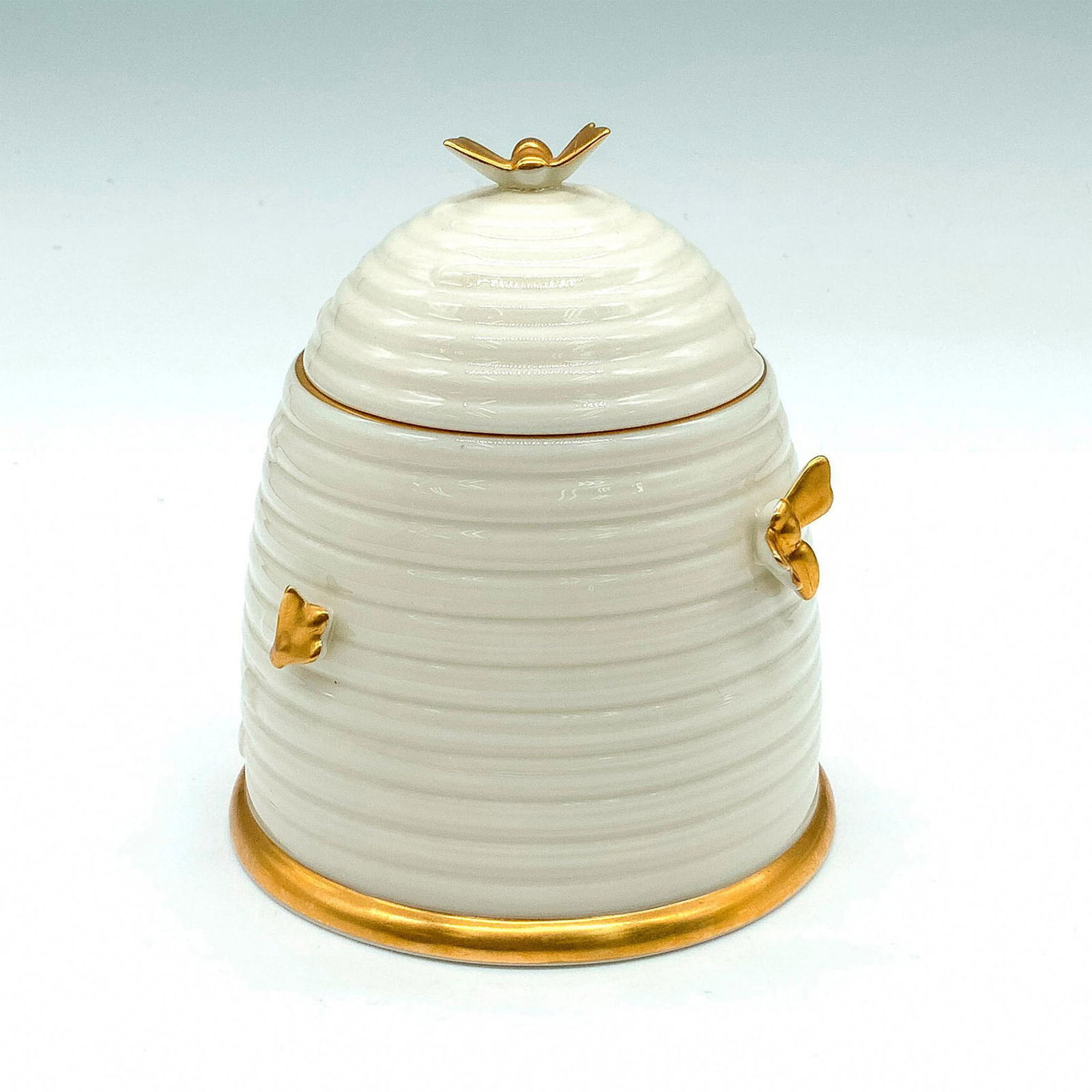 Lenox White and Gold Beehive Honey Sugar Dish (1 of 3)