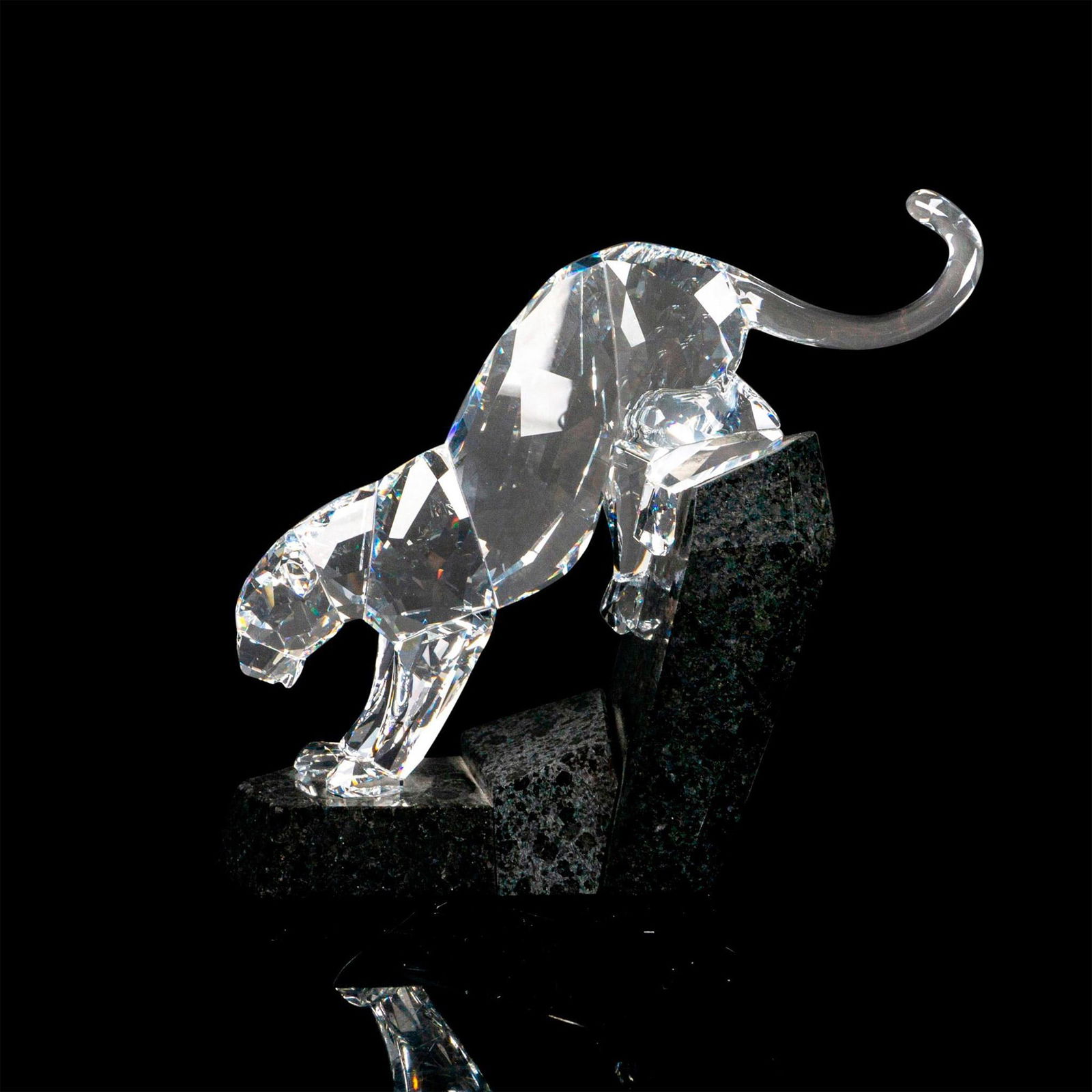 Swarovski Crystal Soulmates Panther Figurine (1 of 4)