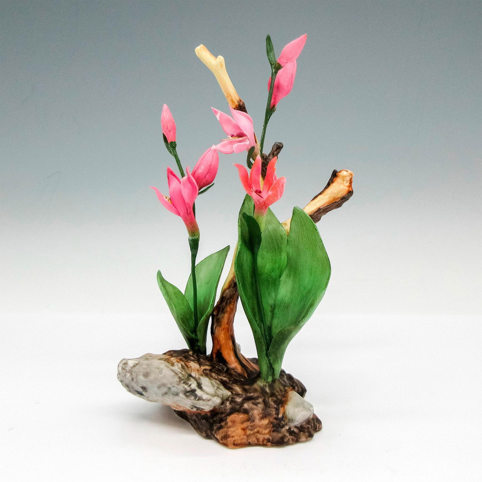 Boehm Porcelain Floral Group, Red Helleborine (1 of 3)