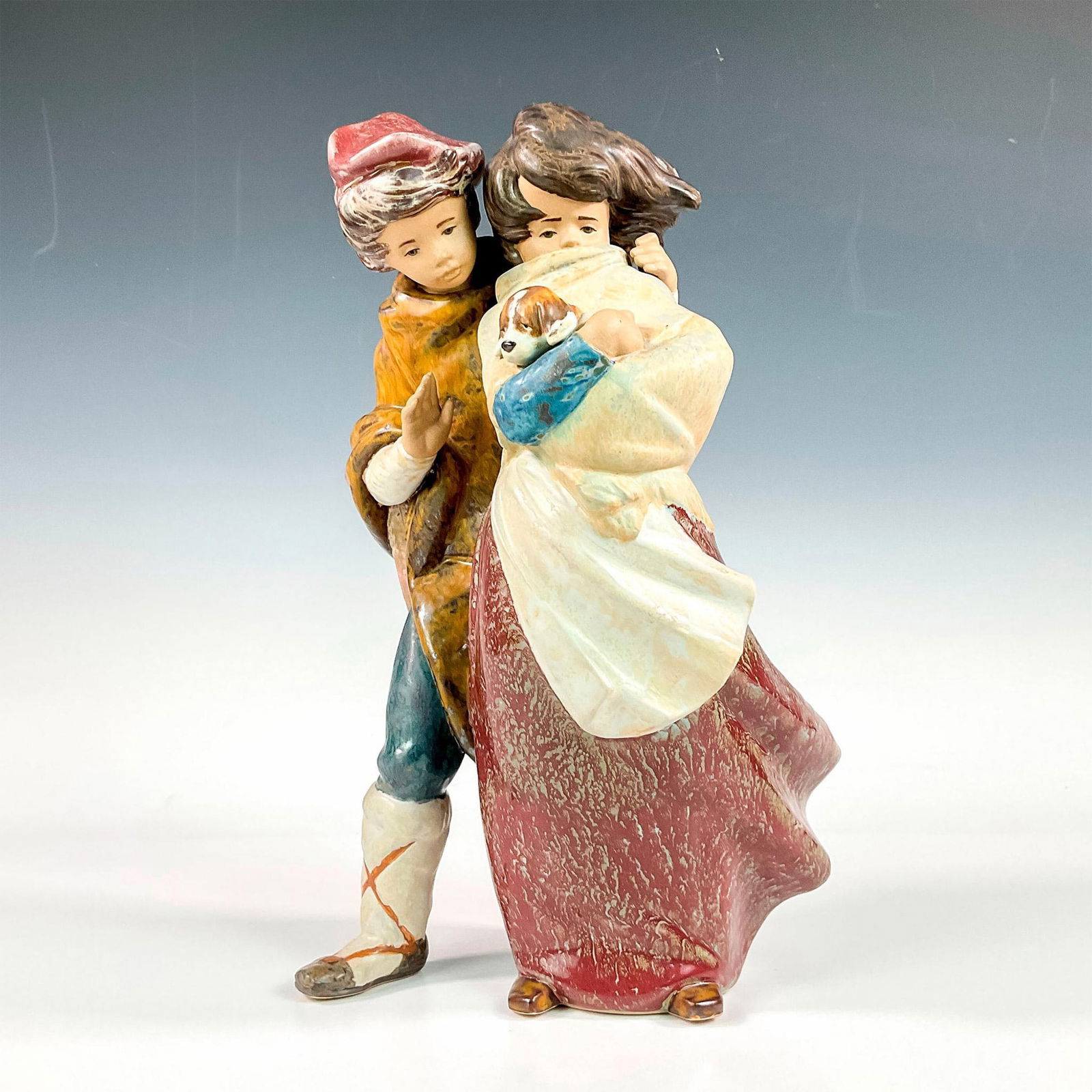 Facing The Wind 1011279 - Lladro Porcelain Figurine (1 of 3)