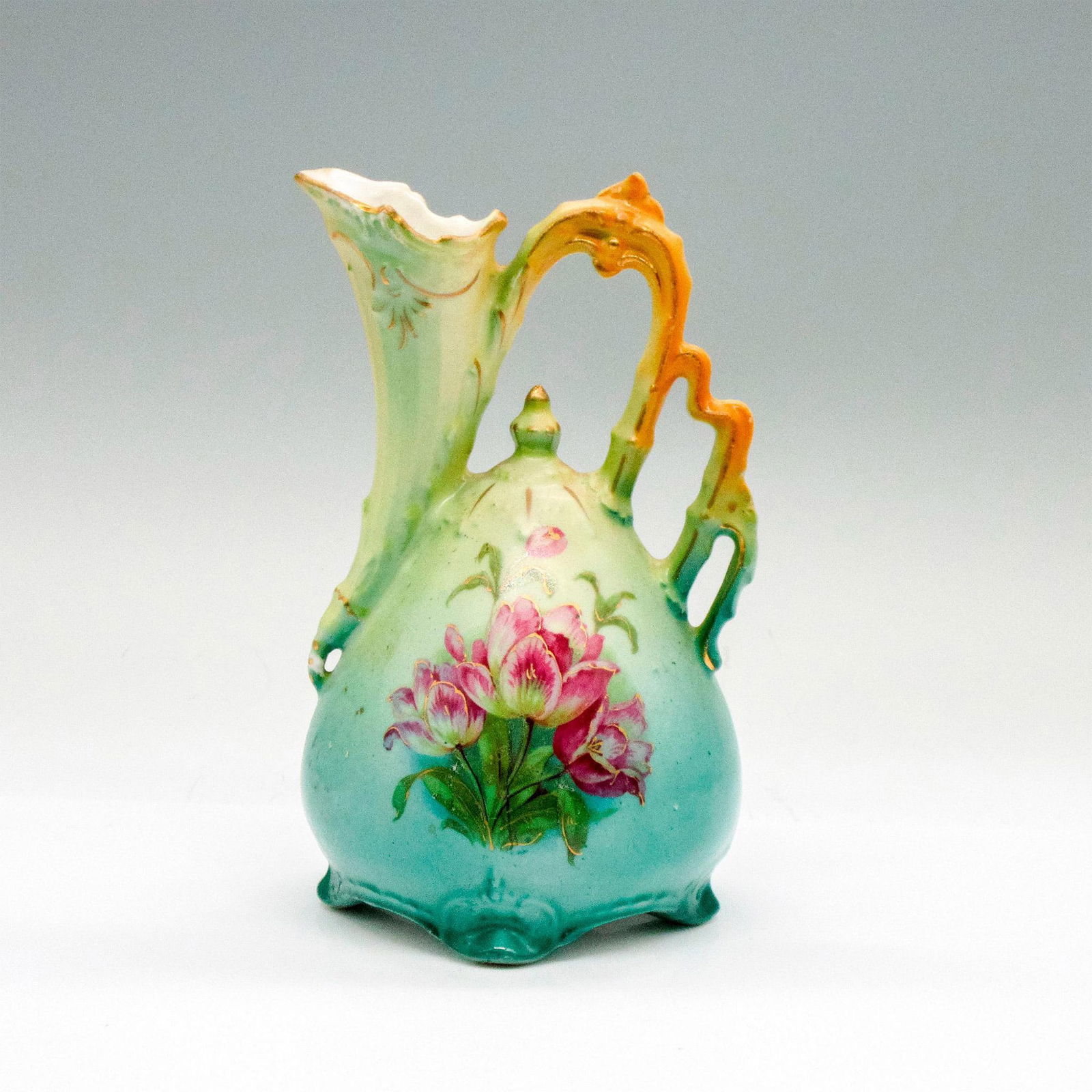 Handpainted Porcelain Vienna Austria Pitcher (1 of 3)