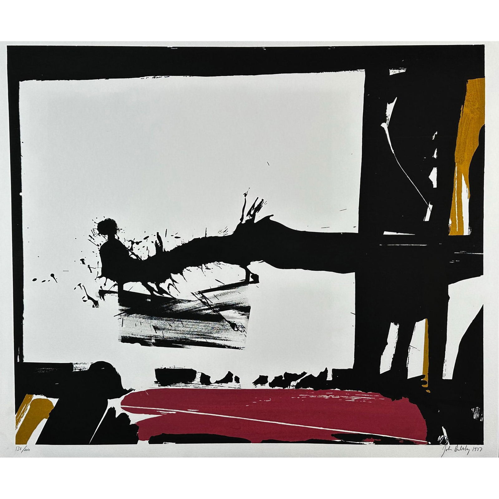 John Hultberg (American) 1922-2005, Serigraph Sketch, Signed (1 of 3)