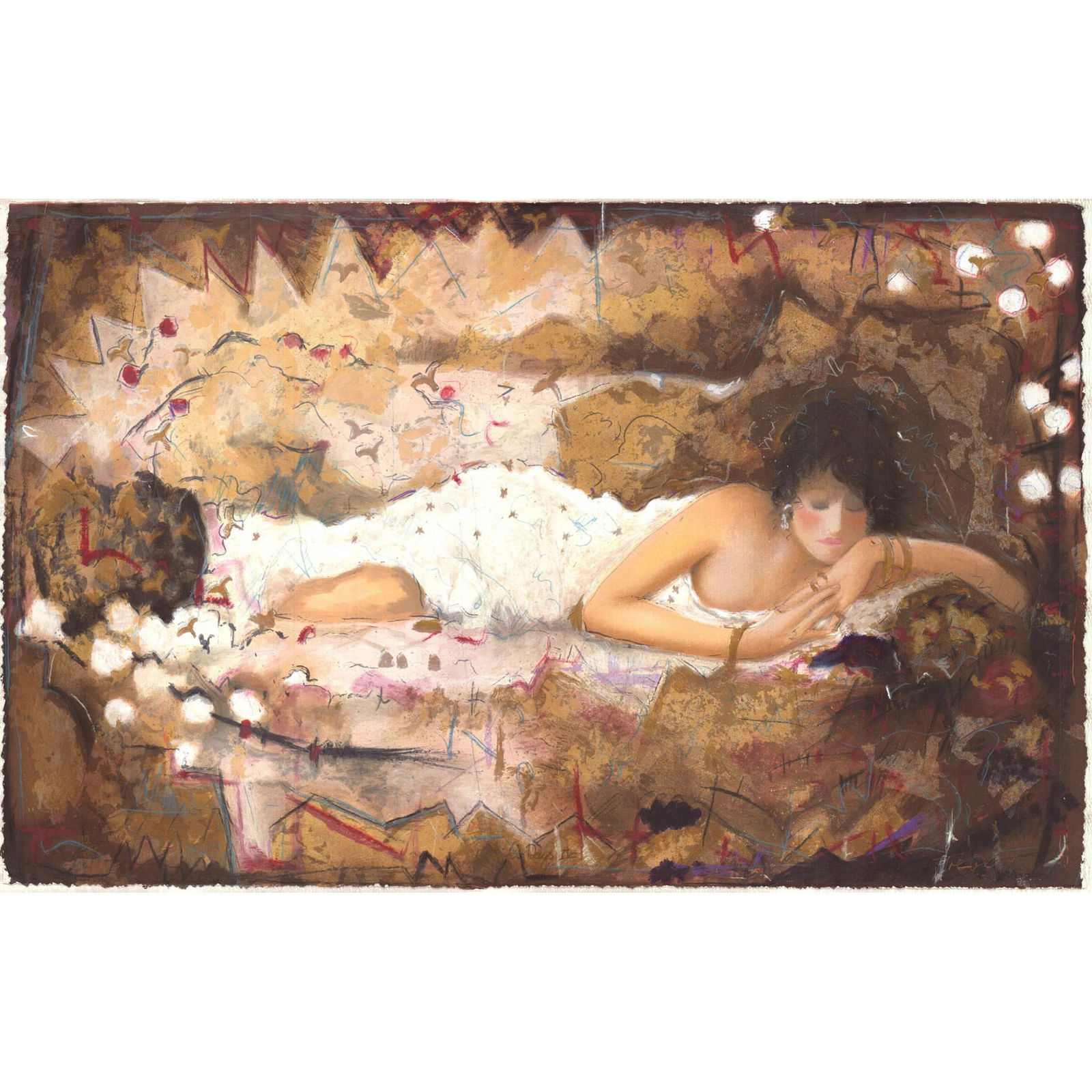 Janet Treby (British, b. 1955) Serigraph, Elysia Days IV (1 of 1)